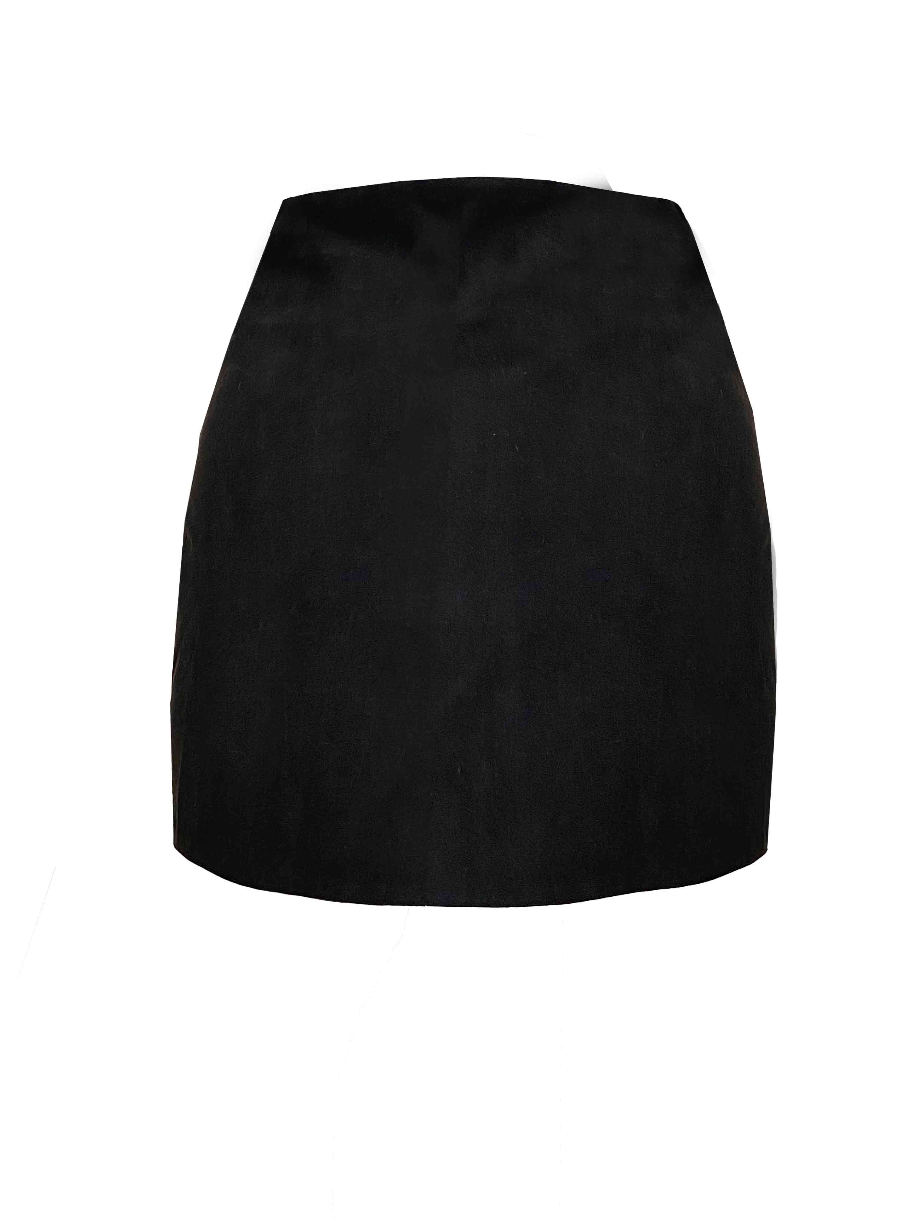 MÅNGSIDIG BLACK MINI SKIRT