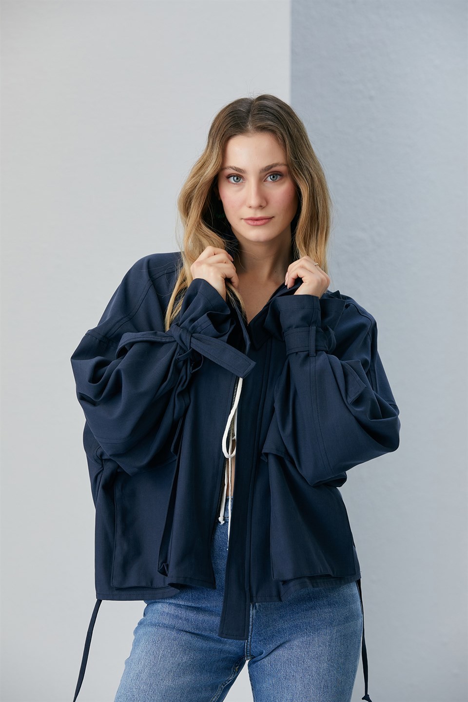 TYRA NAVY BLUE JACKET