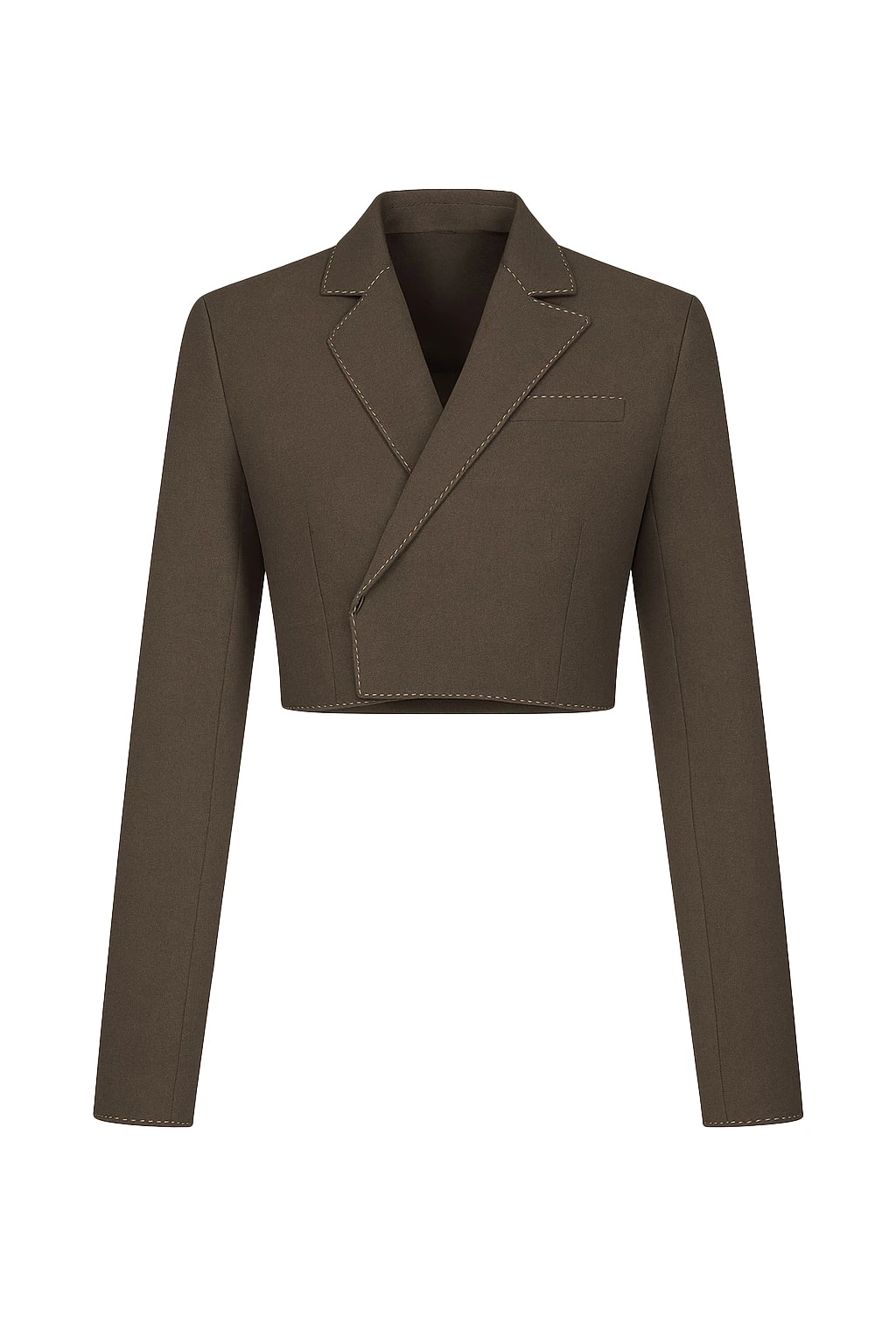 LUNÉ KAHVE CROP CEKET