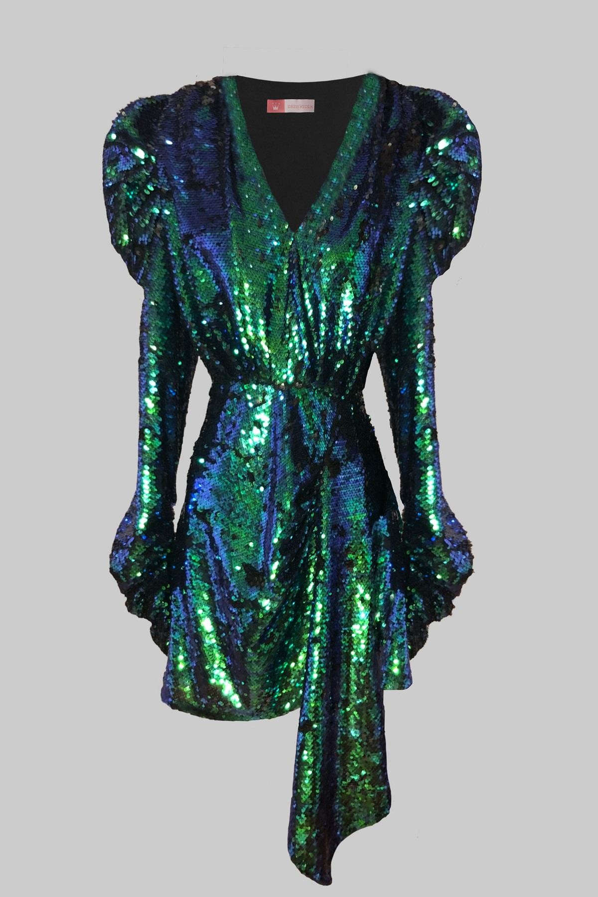 NÄRVARANDE SEQUINED MINI DRESS 