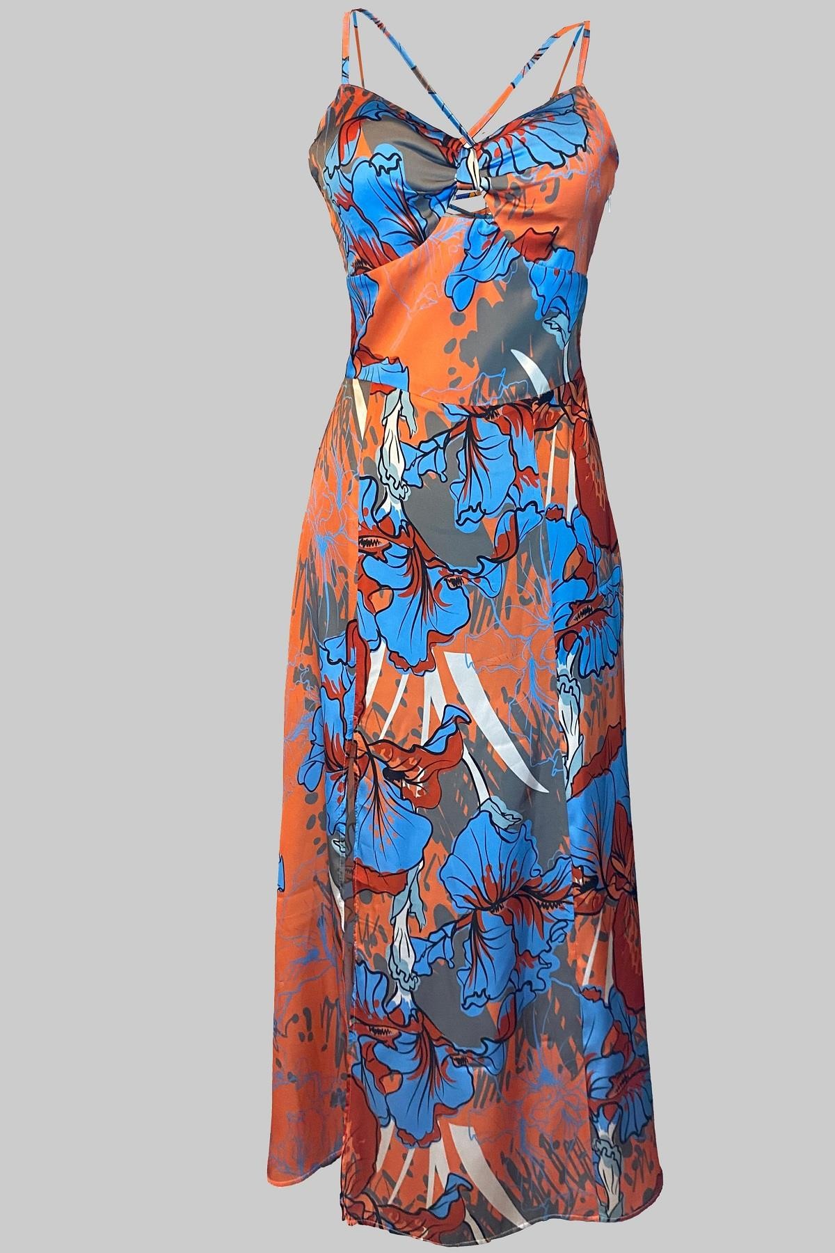 SOMMAR SOL ORANGE FLORAL