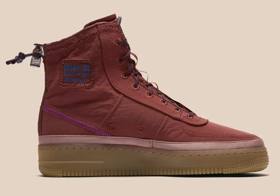 Air Force 1 Shell Maroon Uppers