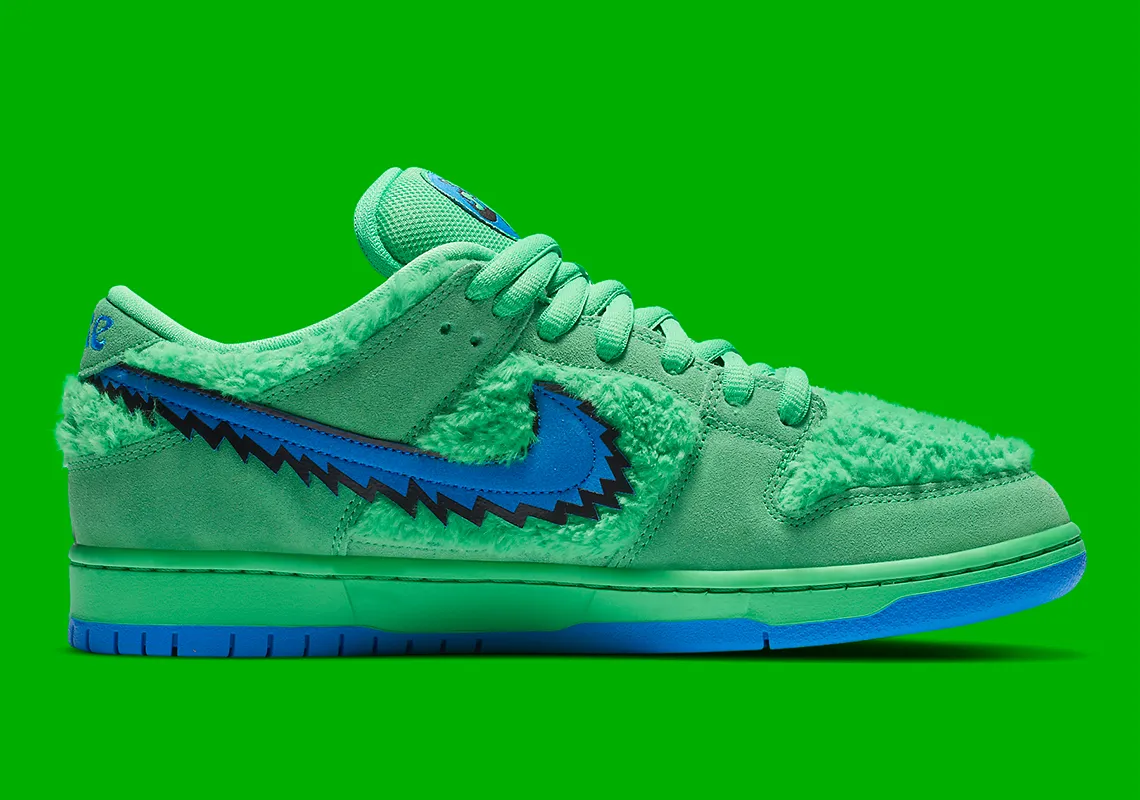  SB Dunk Low Grateful Dead Bears Green 