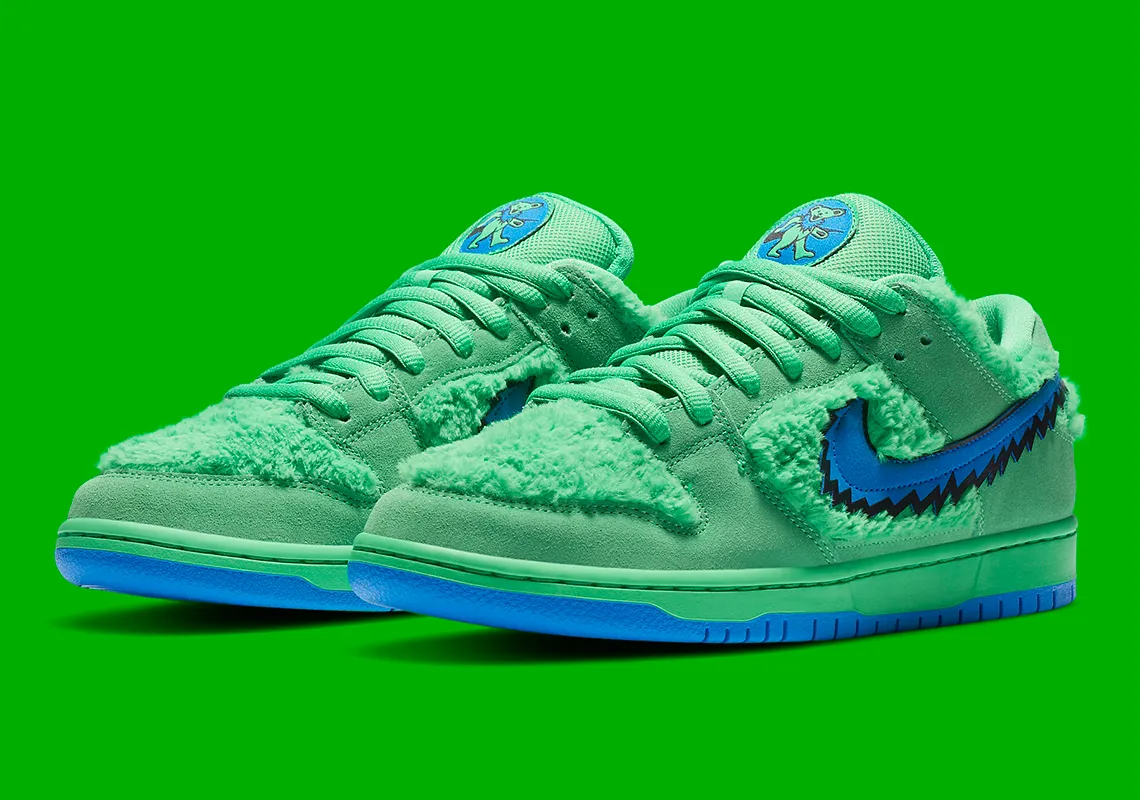 SB Dunk Low Grateful Dead Bears Green 