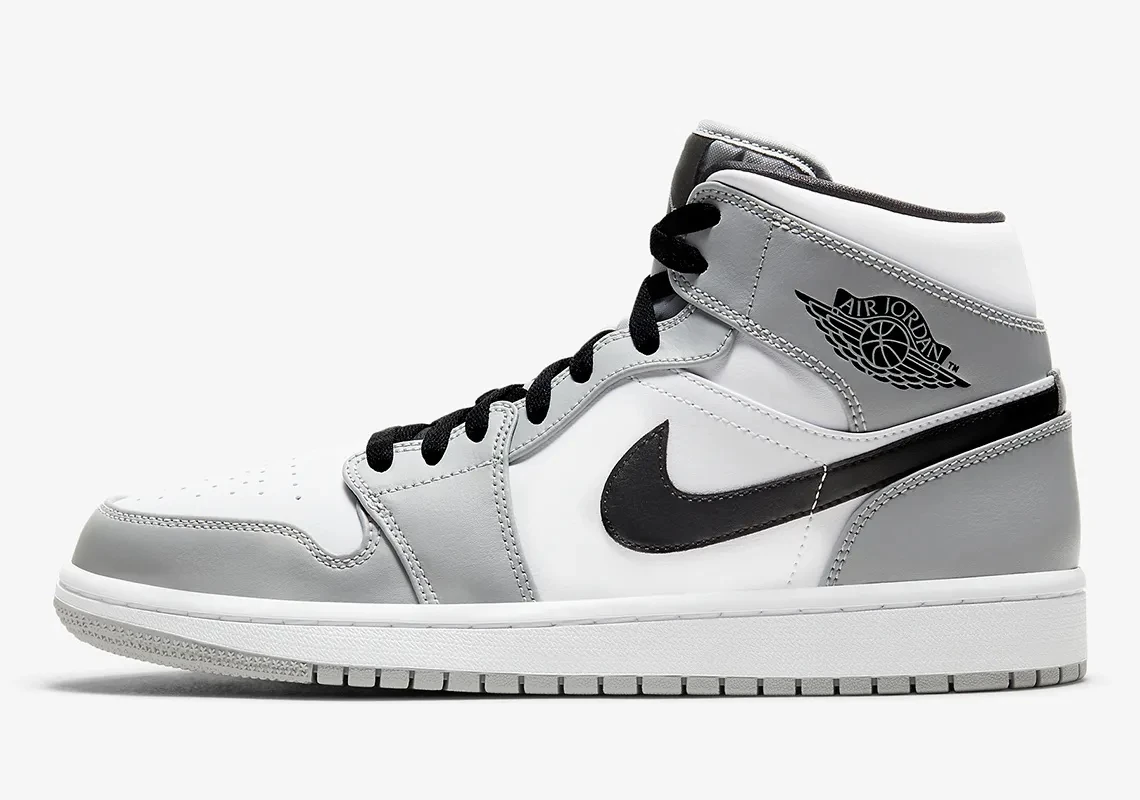 Jordan 1 Mid Light Smoke Grey