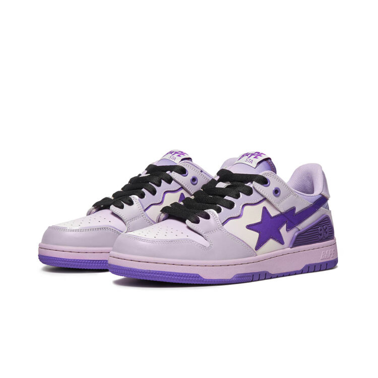 A Bathing Ape Bape Sk8 Sta Low Purple