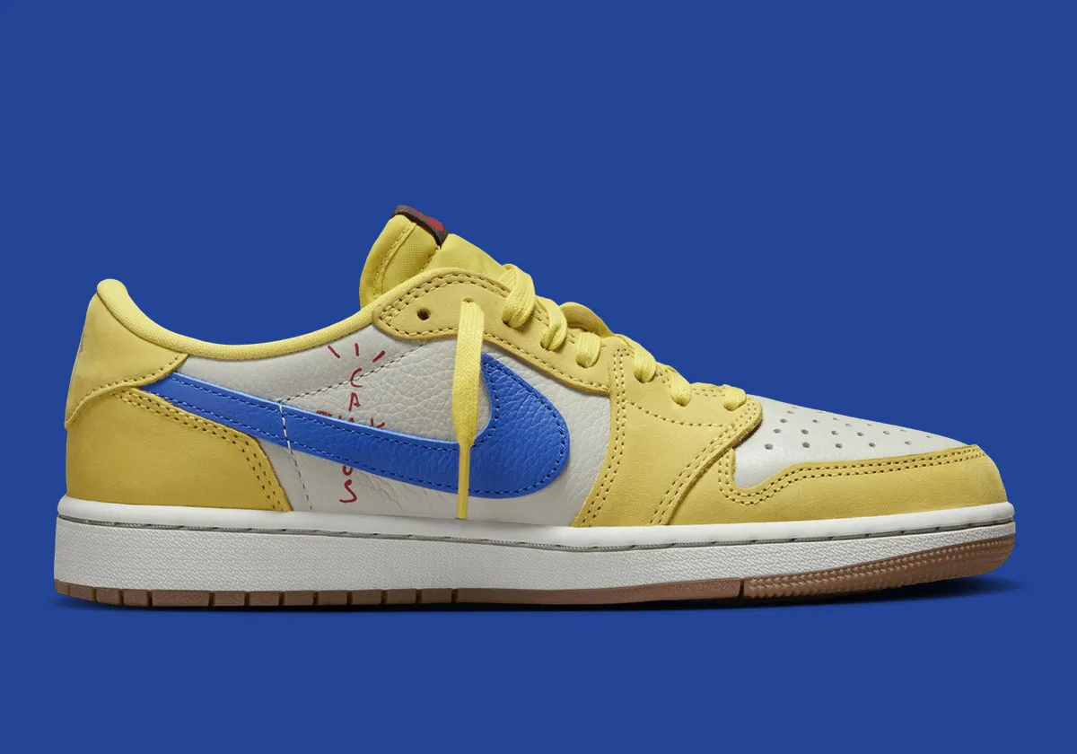 Jordan 1 Low Travisscott Canary