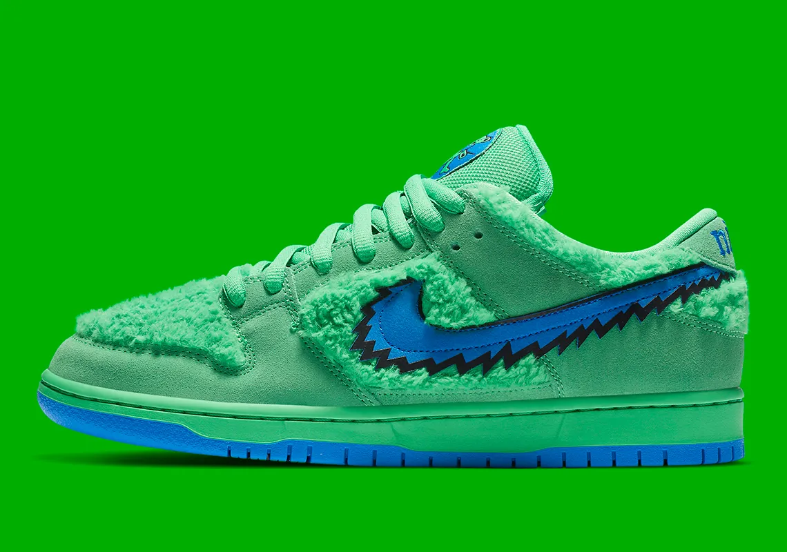 SB Dunk Low Grateful Dead Bears Green 
