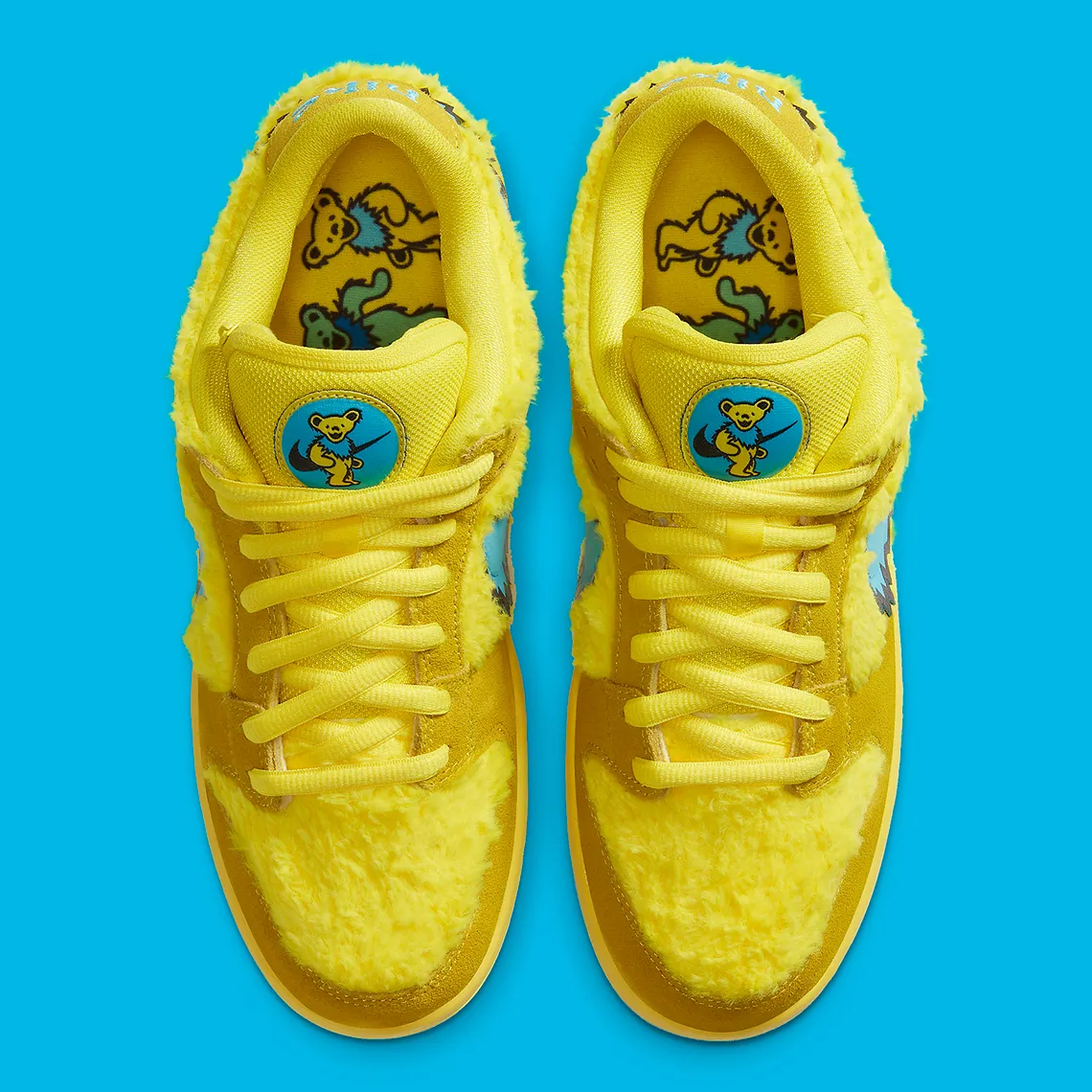  SB Dunk Low Grateful Dead Bears Yellow