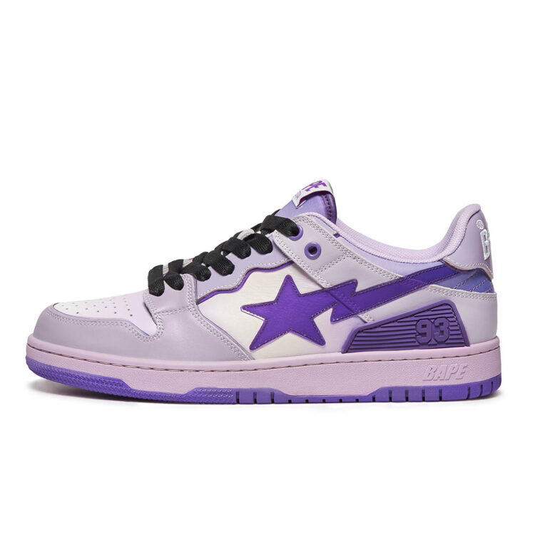 A Bathing Ape Bape Sk8 Sta Low Purple