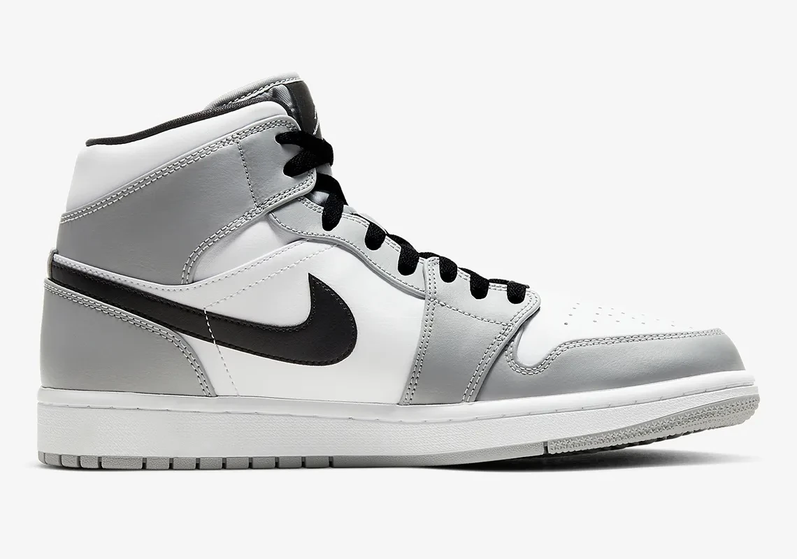 Jordan 1 Mid Light Smoke Grey