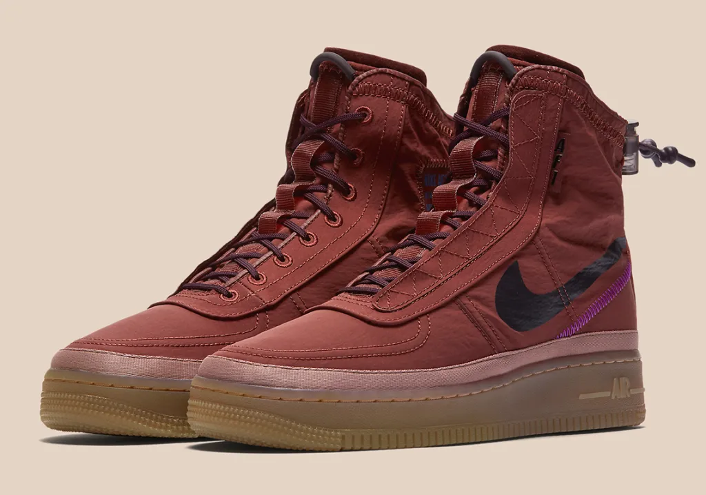 Air Force 1 Shell Maroon Uppers