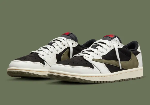 Air Jordan 1 Low Travis Scott Olive