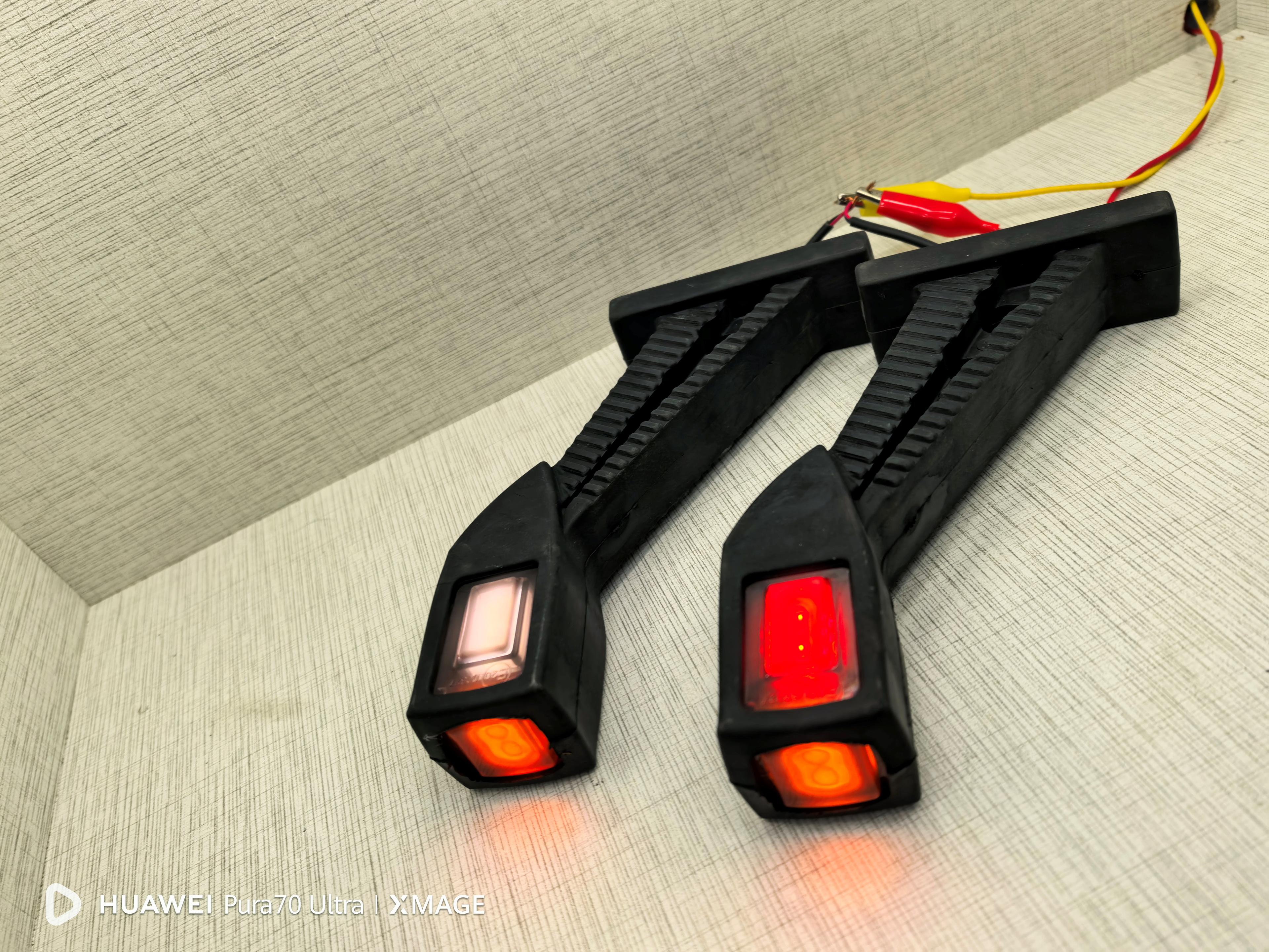 Neon Led Uzun Boynuz Lamba Füme 12-24V