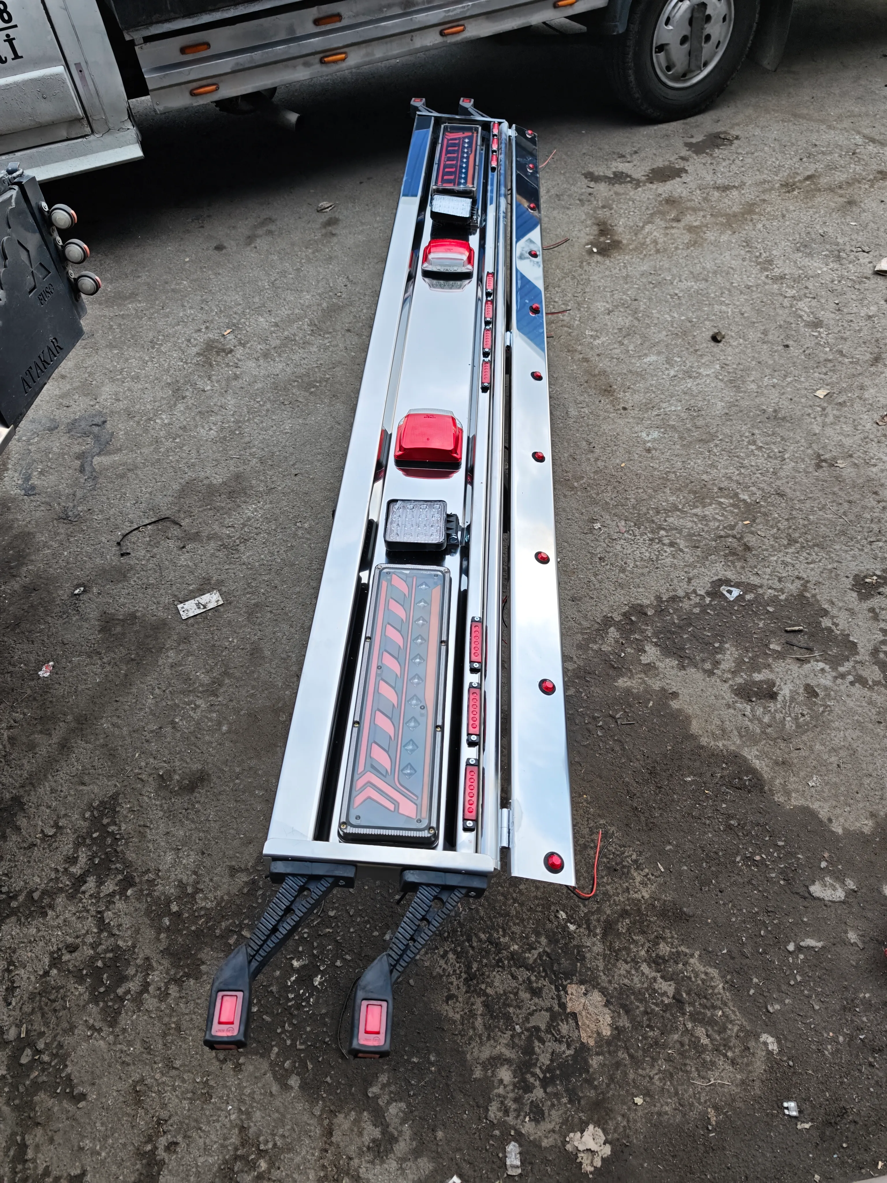 KAMYON KAMYONET DORSE TREYLER KROM TAMPON (TÜM AYDINLATMA ÜRÜNLERİ DAHİL DOLU SET, TIR VE AĞIR VASITALARA UYUMLU)