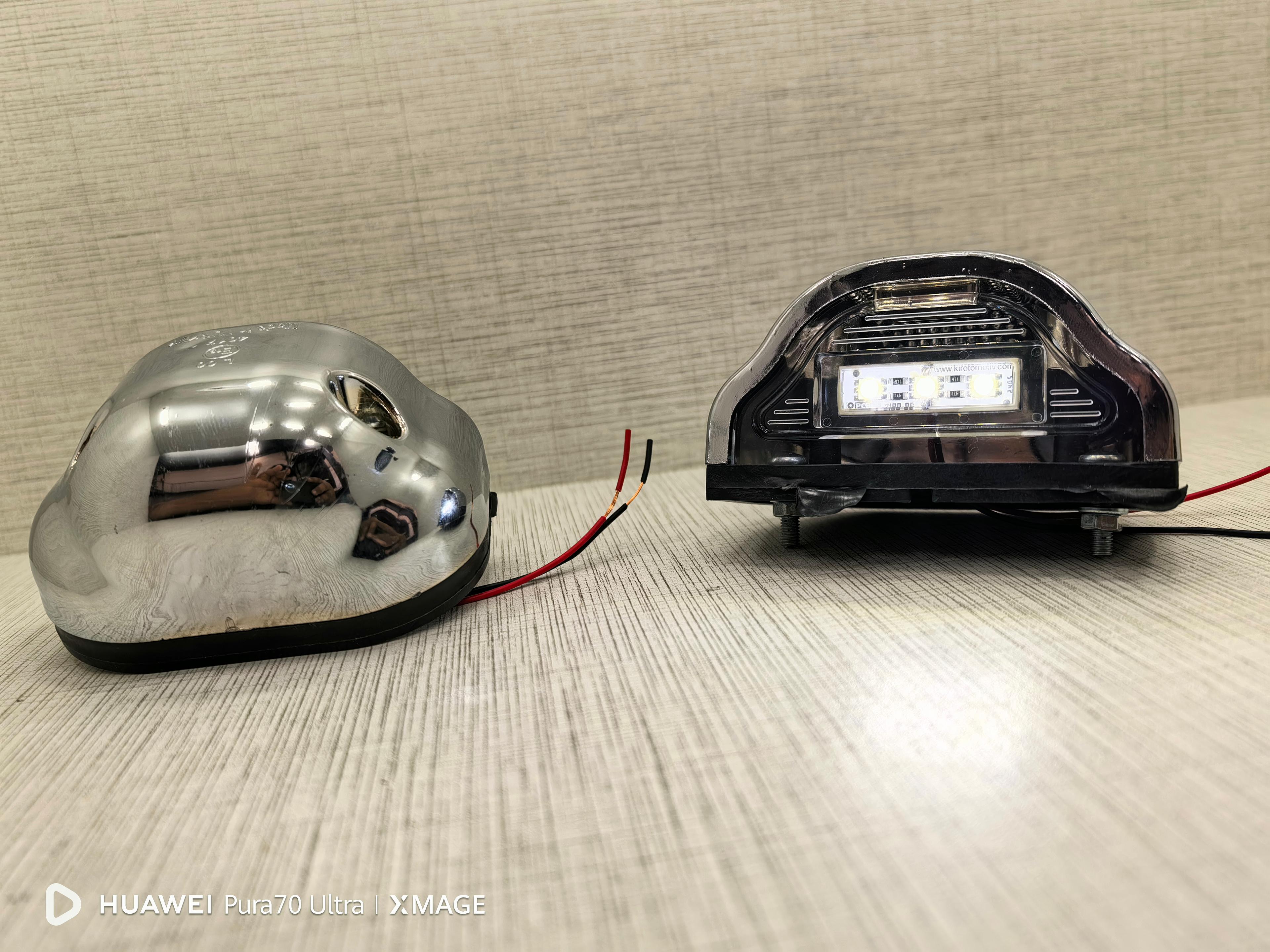 Krom Plaka Lambası Led 12-24V