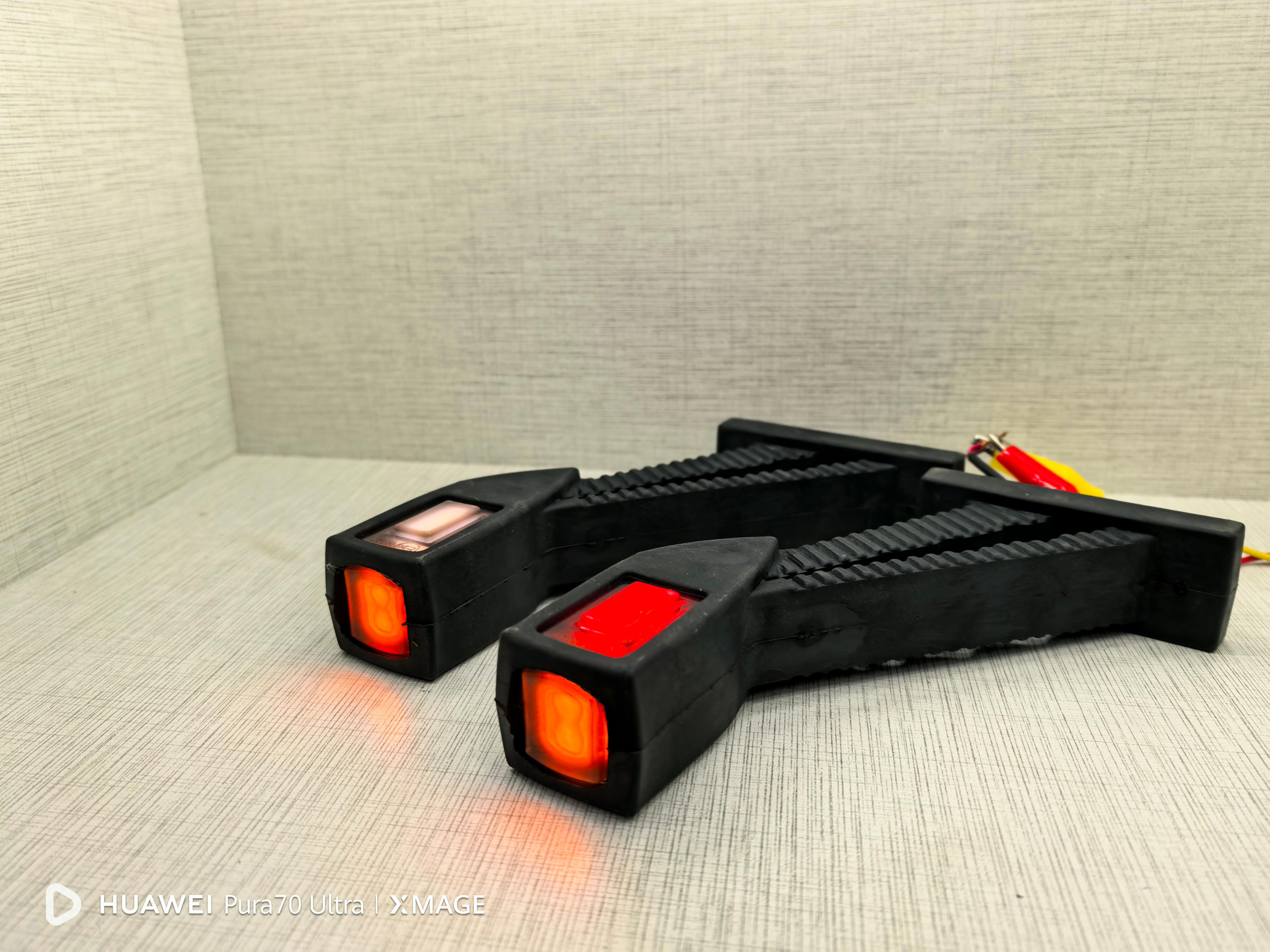 Neon Led Uzun Boynuz Lamba Füme 12-24V