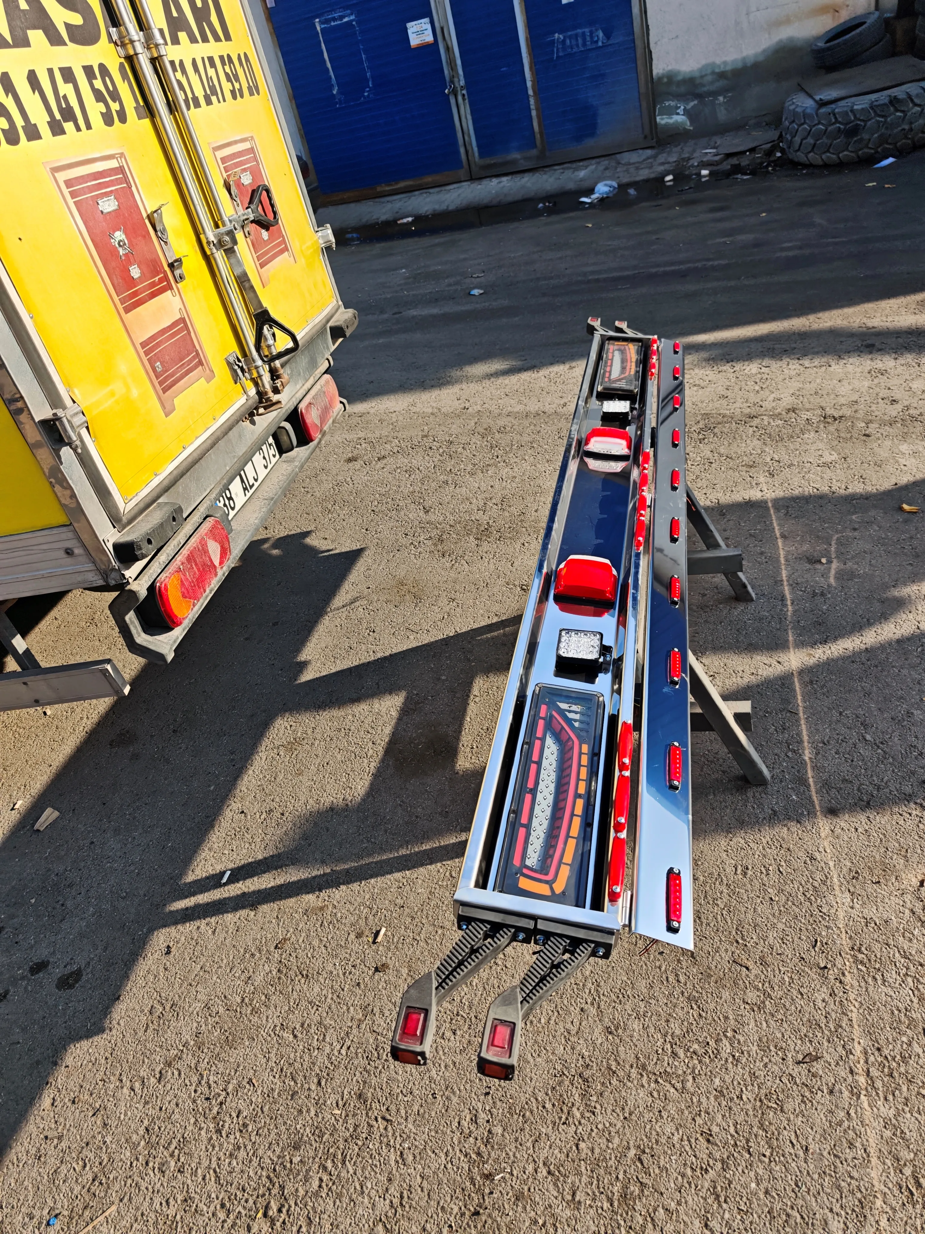 KAMYON KAMYONET DORSE TREYLER KROM TAMPON (TÜM AYDINLATMA ÜRÜNLERİ DAHİL DOLU SET, TIR VE AĞIR VASITALARA UYUMLU)