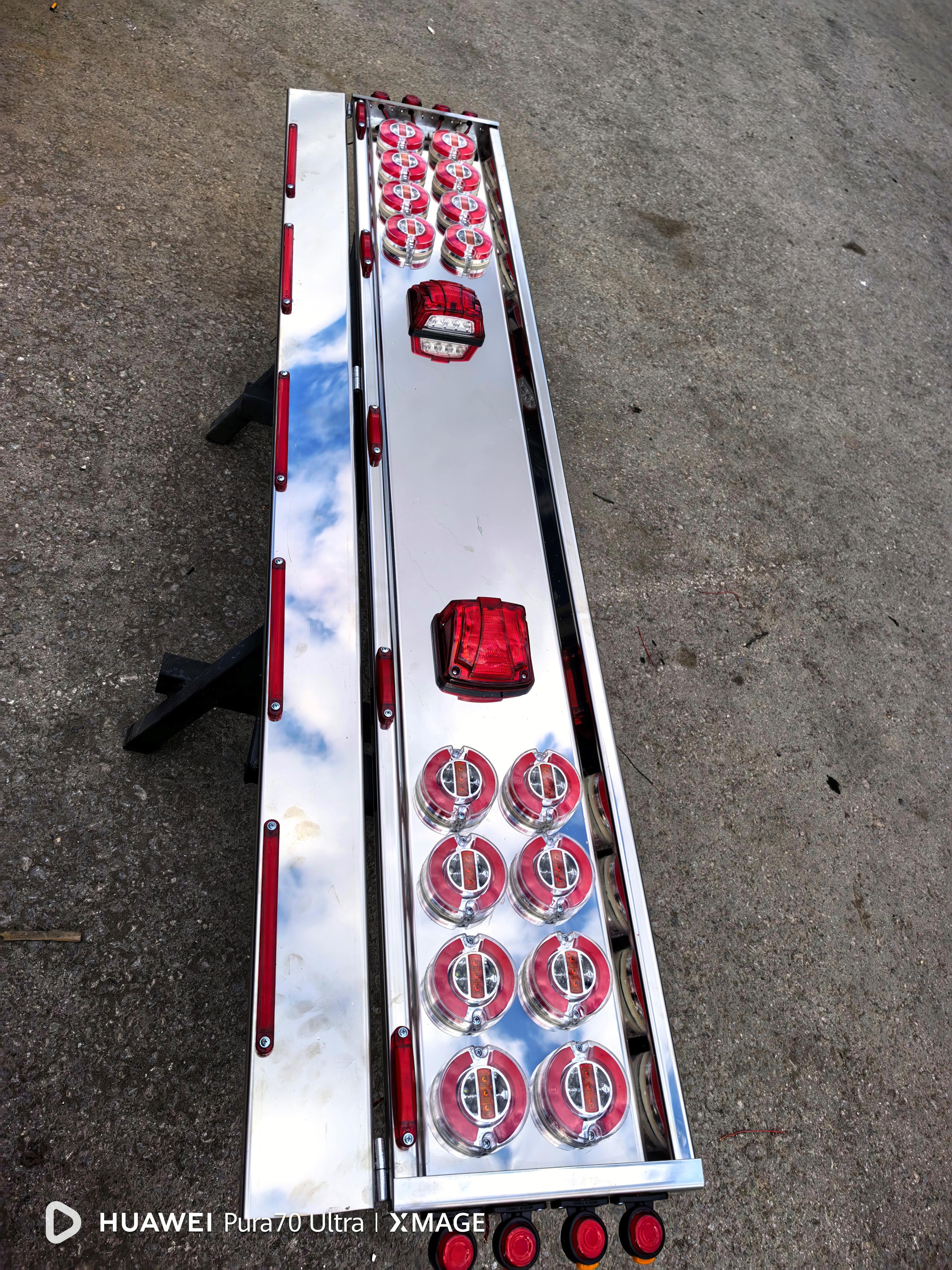 Ford Transit - Fiat Ducato - Isuzu - Mitsubishi - Iveco Daily Uyumlu Krom Tampon (Dolu Set, Tüm Aydınlatma Ürünleri Dahil)