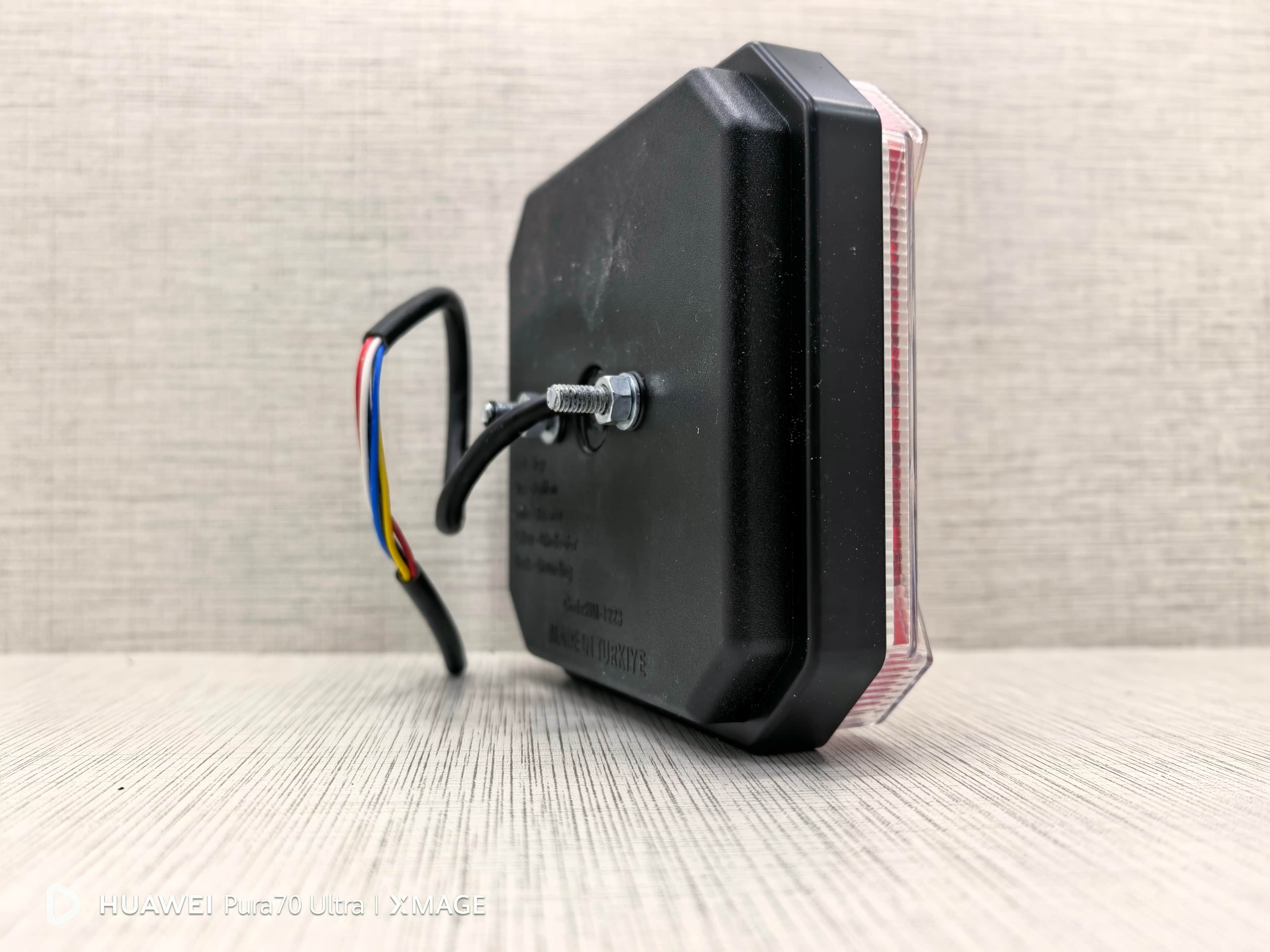 Neon LED Stop Lambası Kare Hamburger Angel Model 12-24V