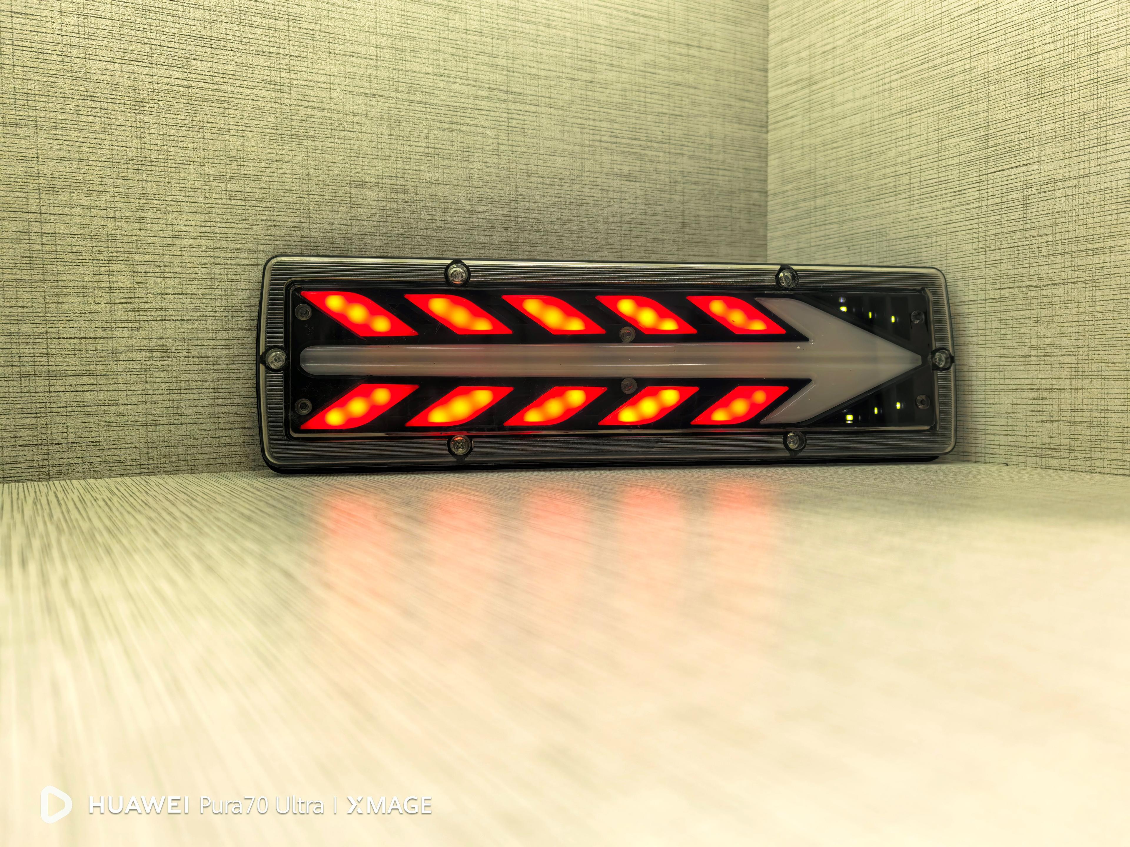 Neon Stop Lamba Ok Model Akar Sinyalli 121 Ledli 12V