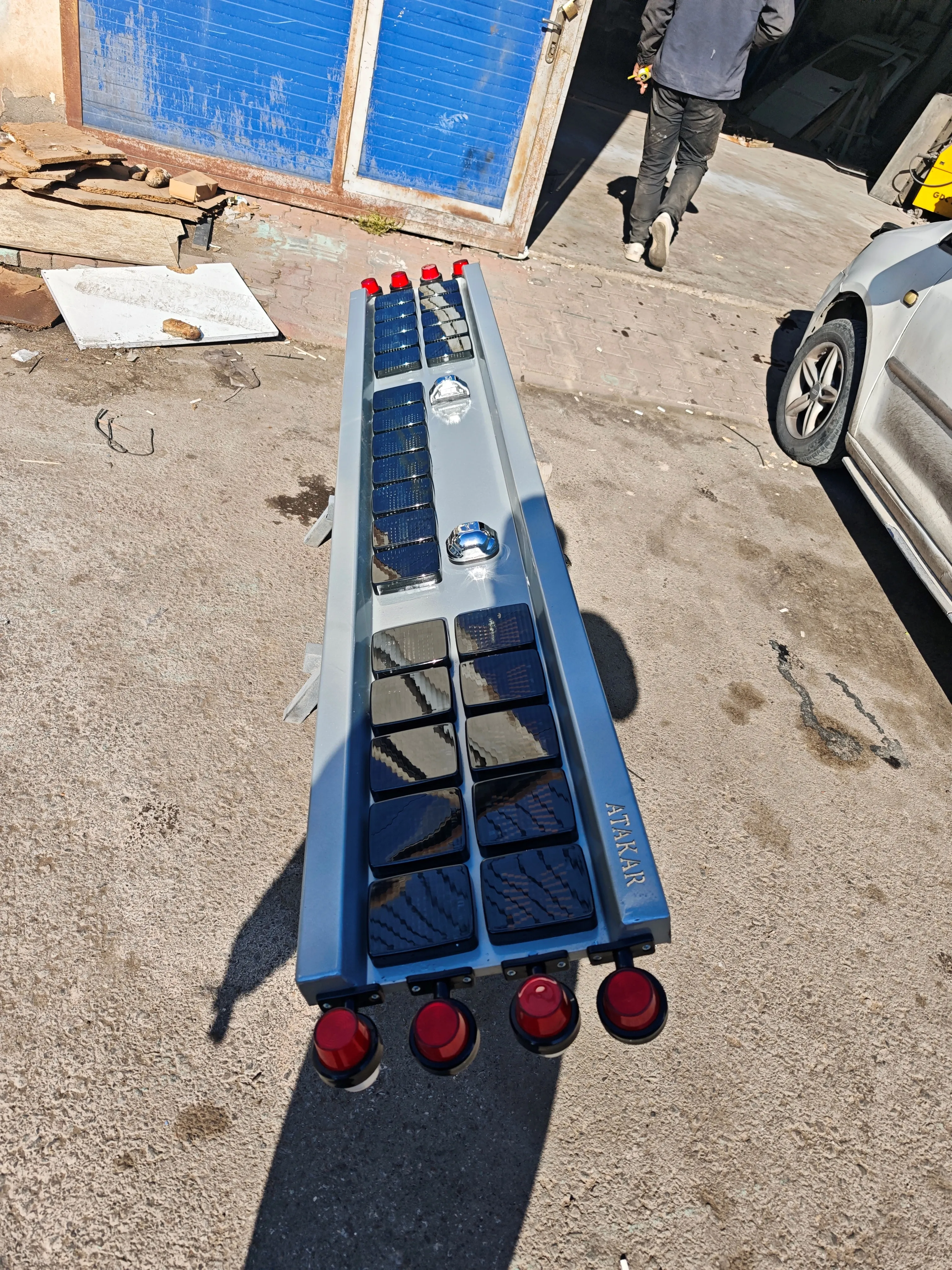 Hollanda Stili Tampon Gümüş Gri Renk (Tüm Aydınlatma Ürünleri Dahil ''Stop Lambaları Notto Markalıdır'')