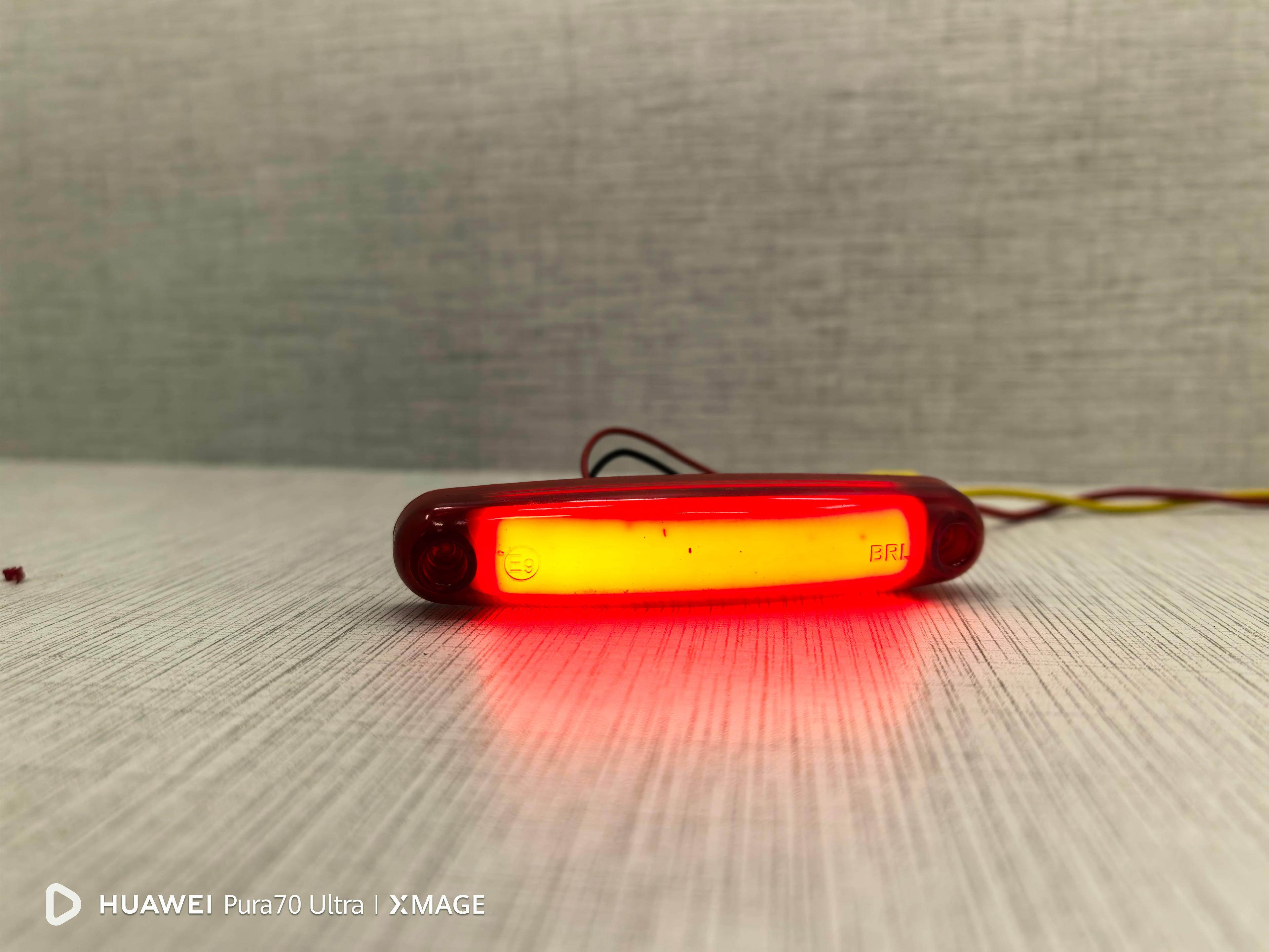 Neon Kırmızı Parmak Lamba Led Kalın Tip 12-24V