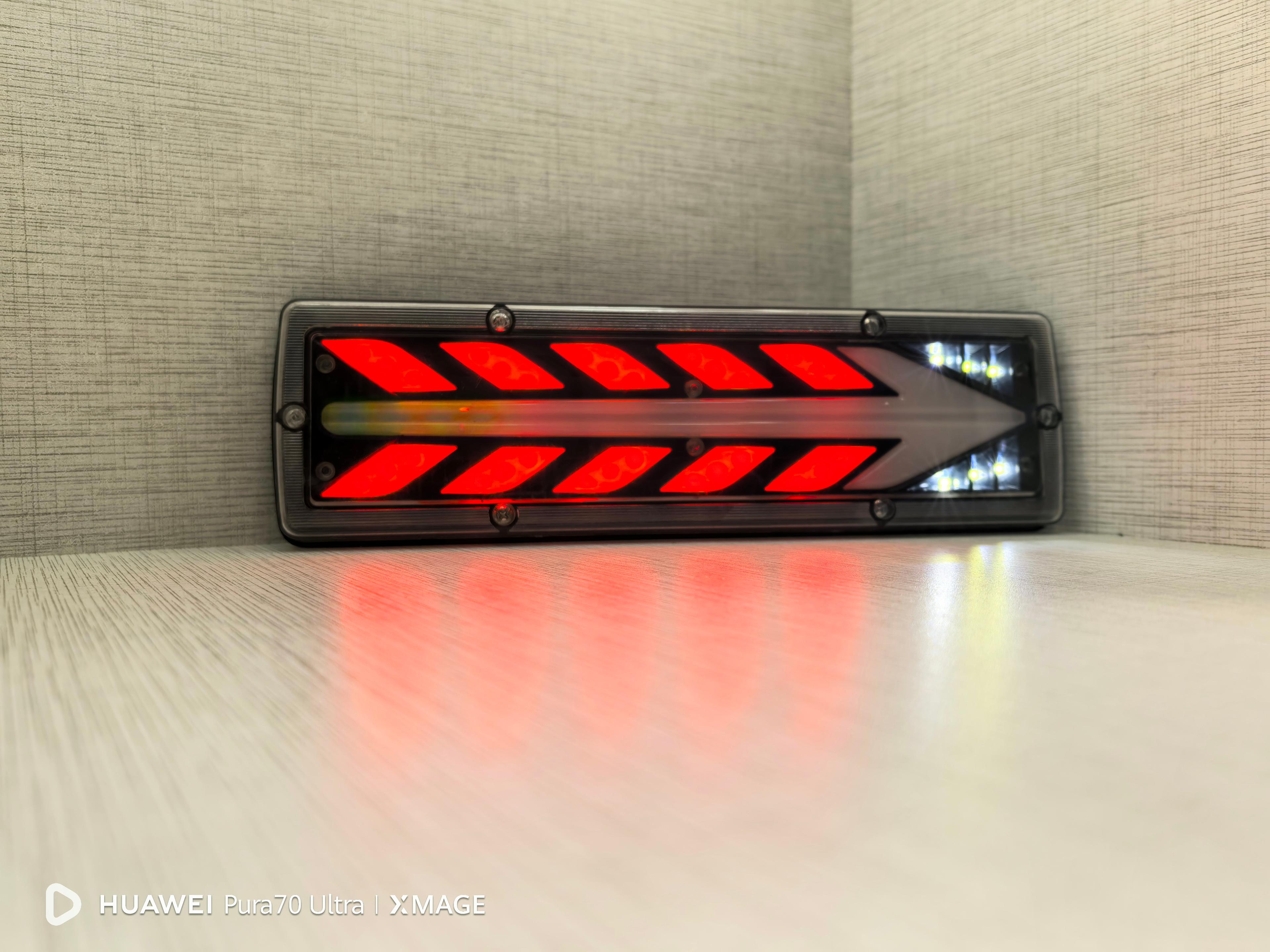 Neon Stop Lamba Ok Model Akar Sinyalli 121 Ledli 12V