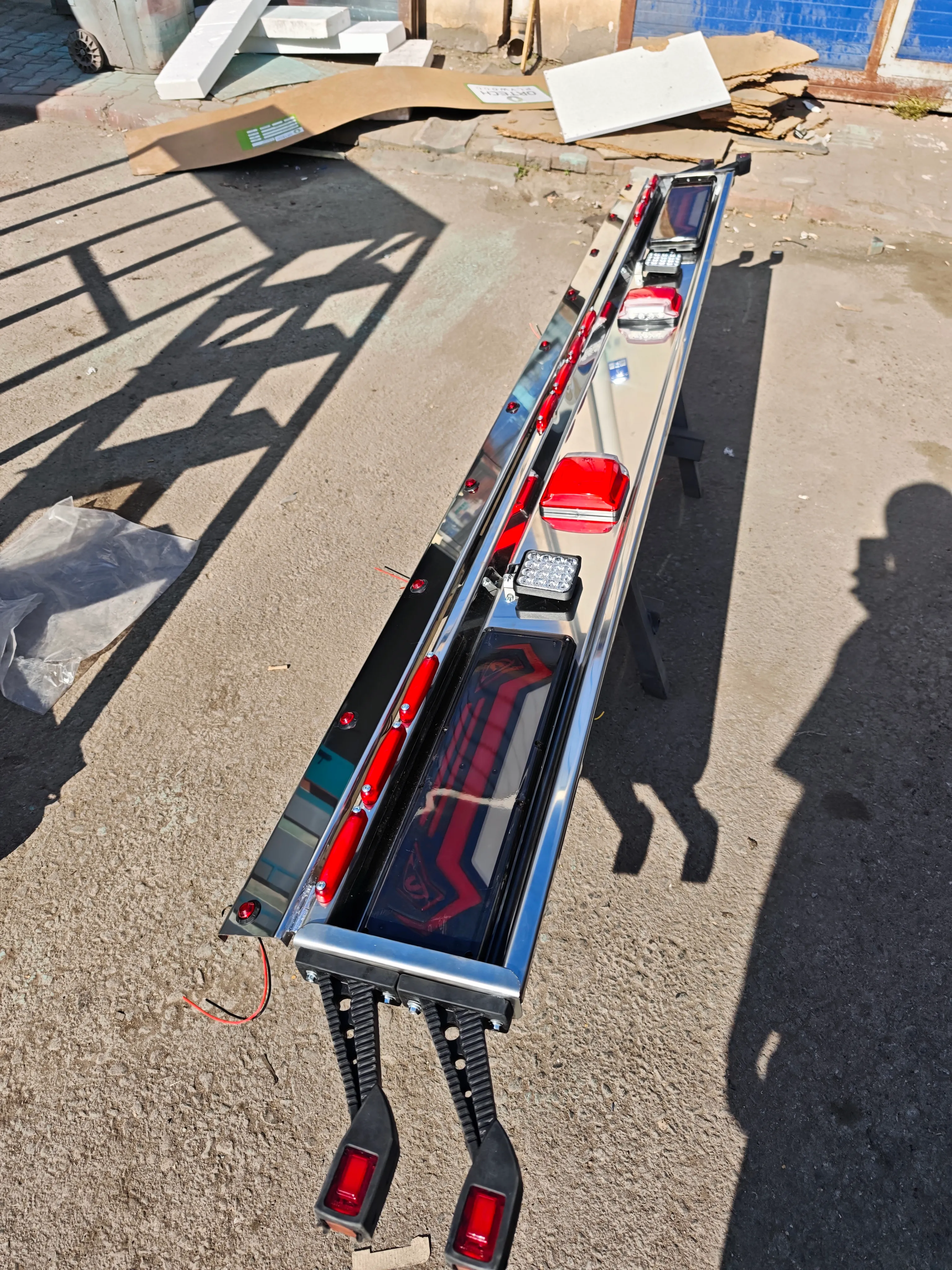 KAMYON KAMYONET DORSE TREYLER KROM TAMPON (TÜM AYDINLATMA ÜRÜNLERİ DAHİL DOLU SET, TIR VE AĞIR VASITALARA UYUMLU)