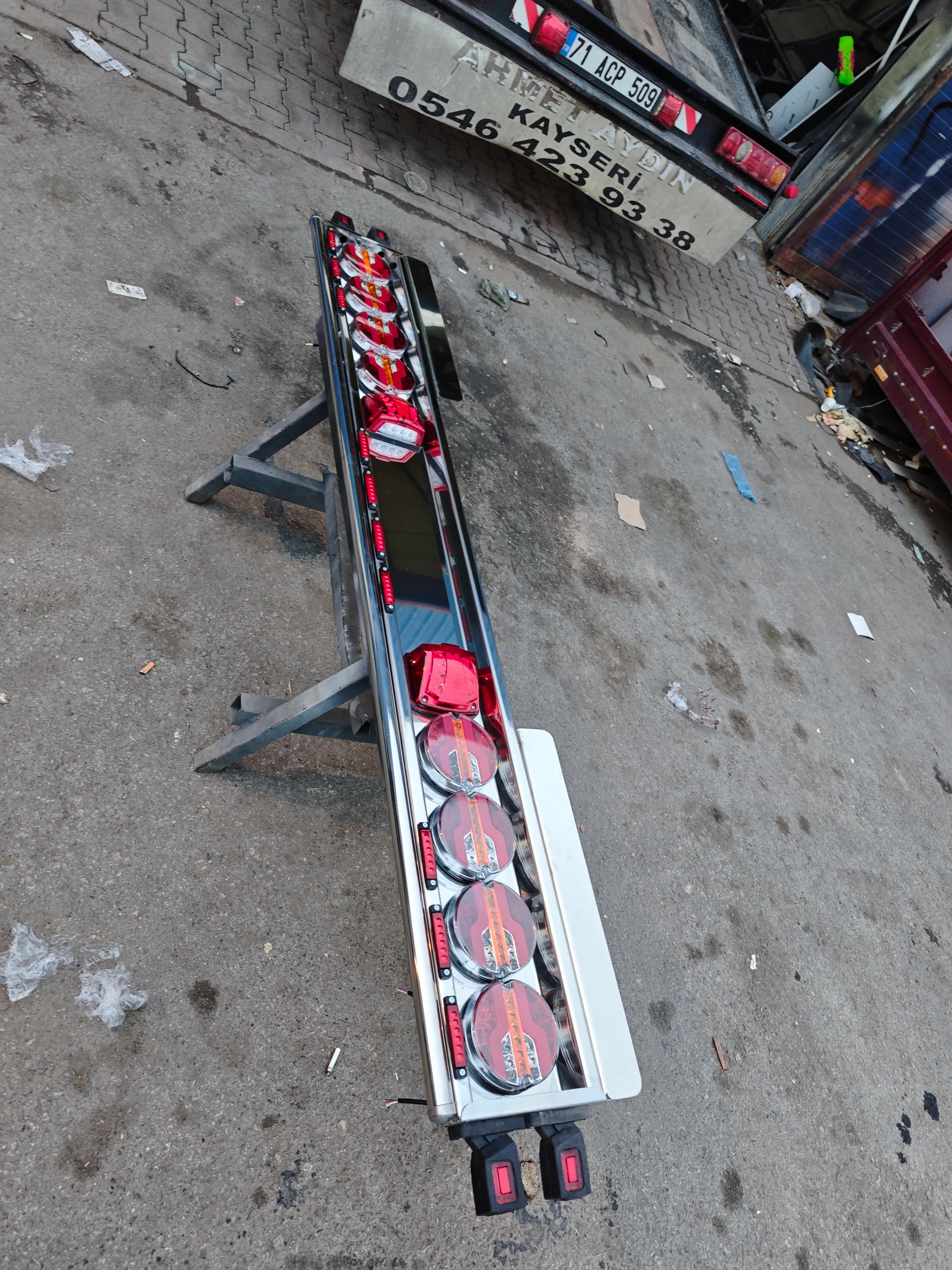 KAMYON KAMYONET DORSE TREYLER KROM TAMPON (TÜM AYDINLATMA ÜRÜNLERİ DAHİL DOLU SET, TIR VE AĞIR VASITALARA UYUMLU)