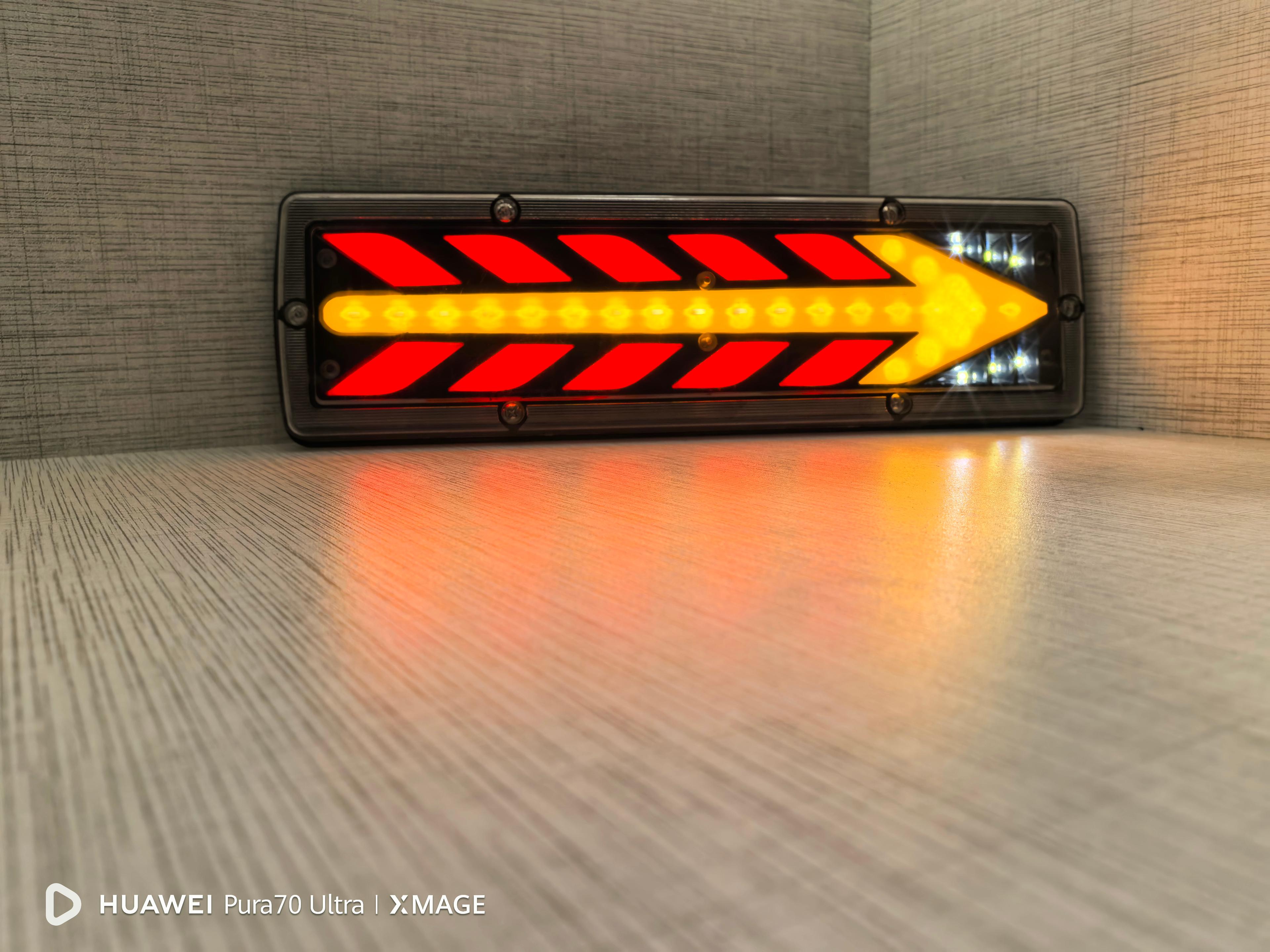 Neon Stop Lamba Ok Model Akar Sinyalli 121 Ledli 12V