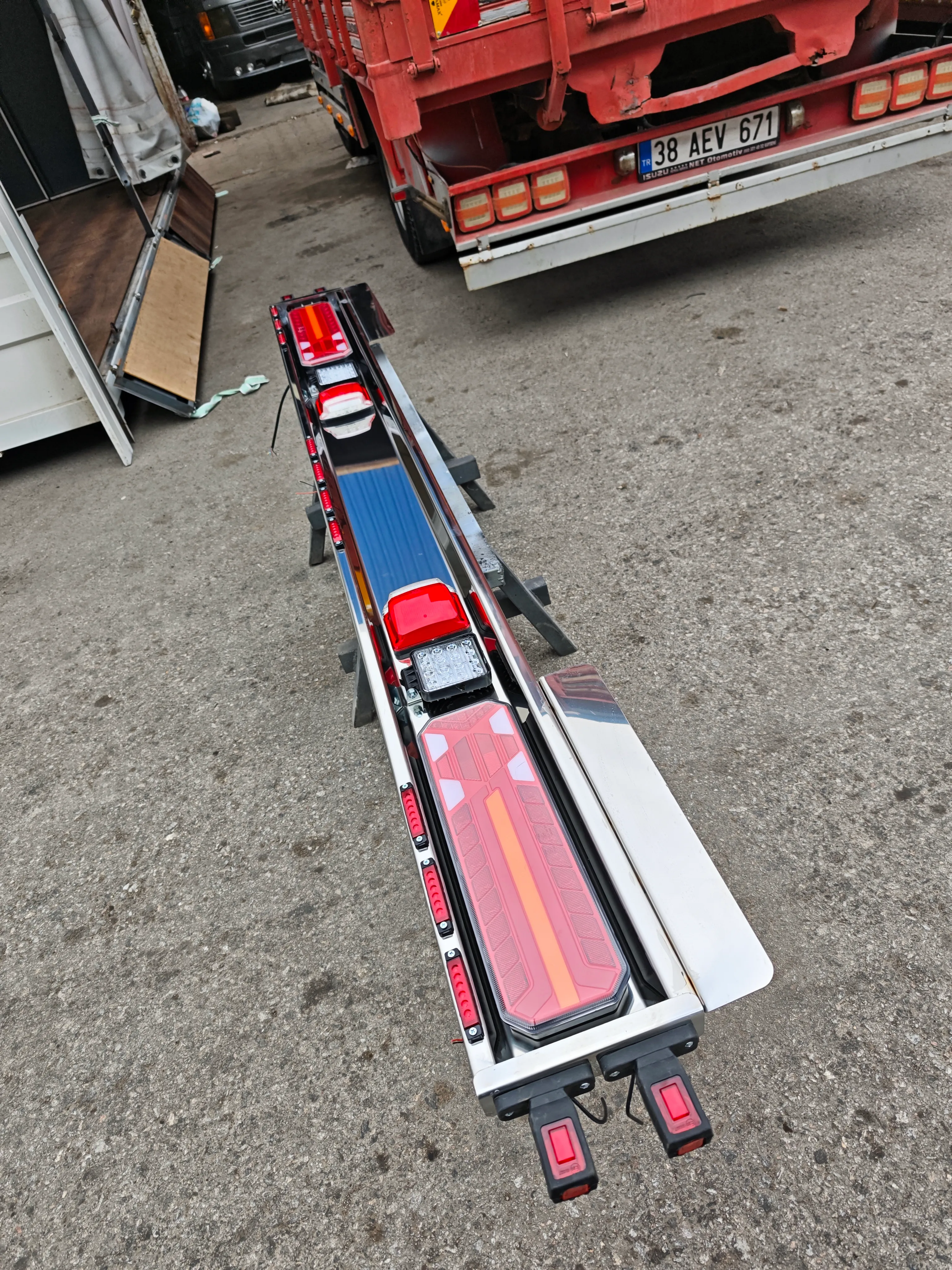 KAMYON KAMYONET DORSE TREYLER KROM TAMPON (TÜM AYDINLATMA ÜRÜNLERİ DAHİL DOLU SET, TIR VE AĞIR VASITALARA UYUMLU)