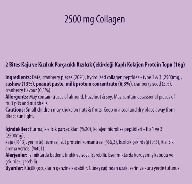 2 Bites Yüksek-Kolajen 16g