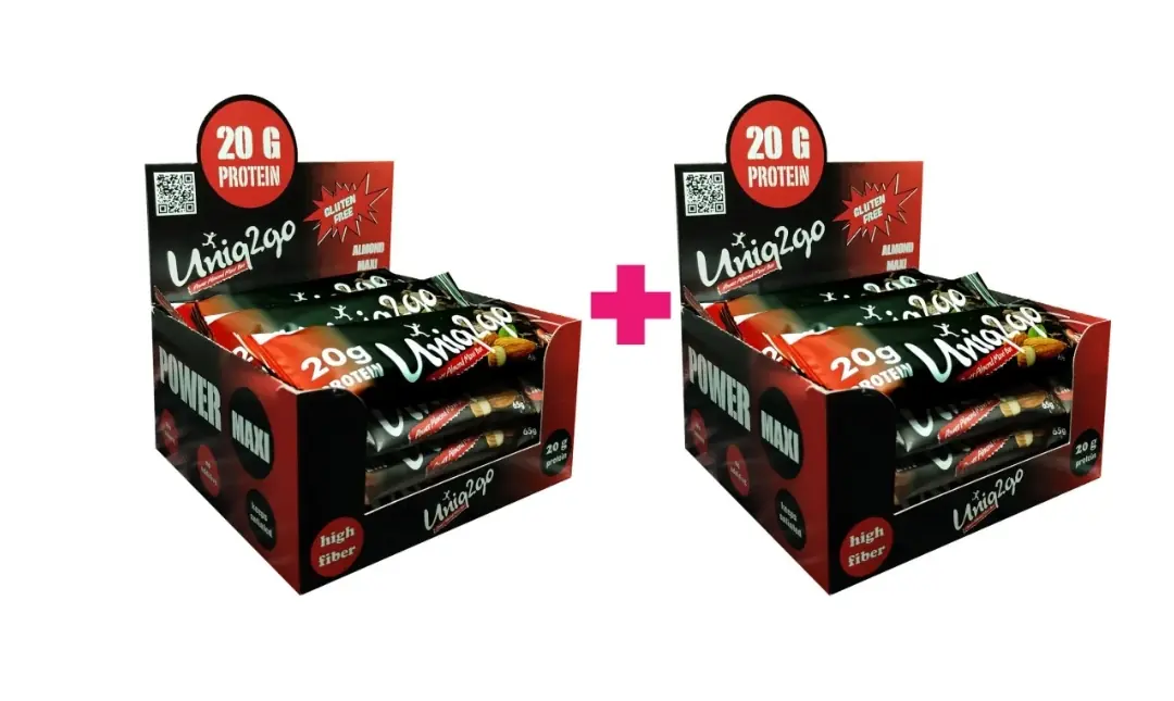 Bademli Power Maxi Proteinli Bar 65g x 24 Adet (2 Kutu)
