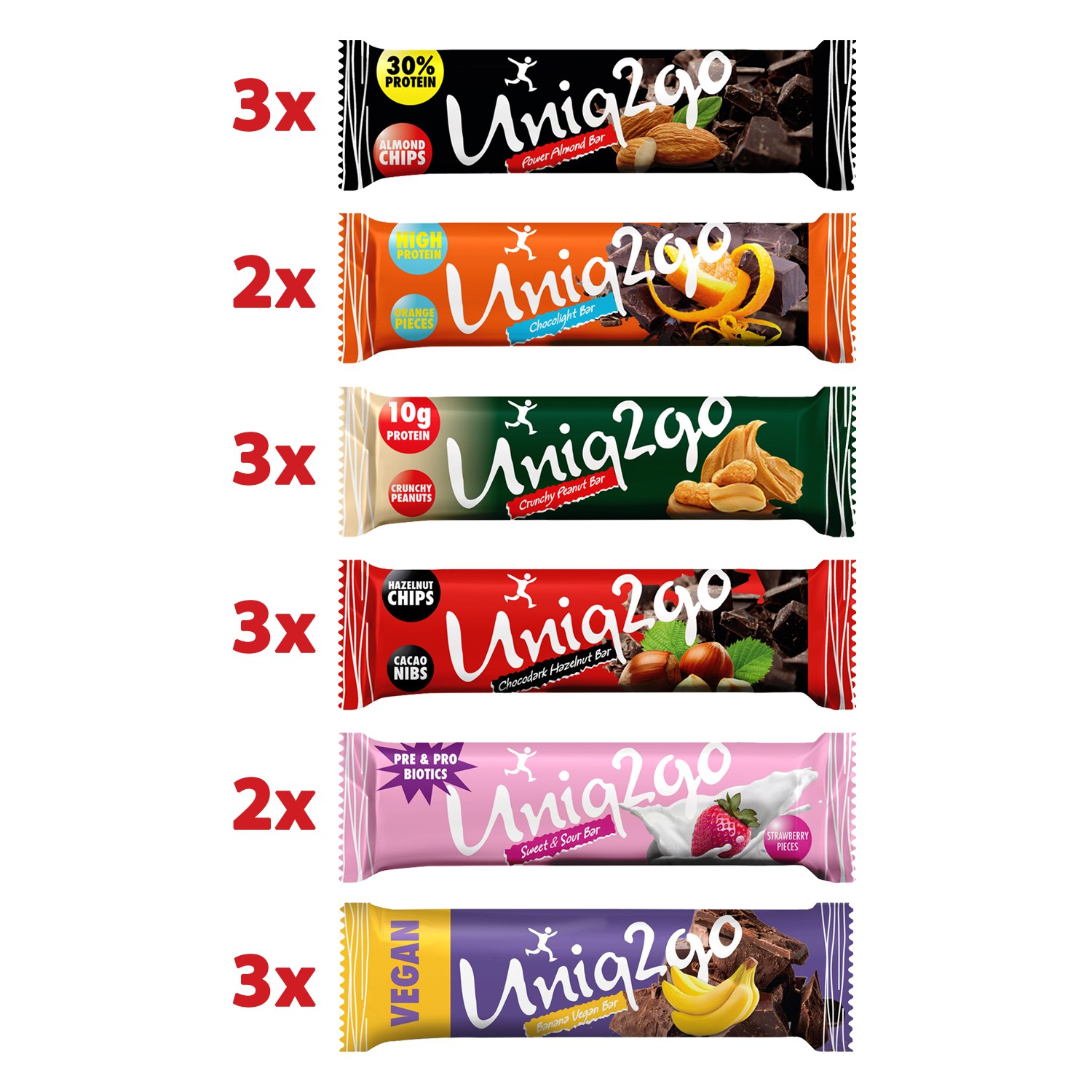 Uniq2go MixPack 16 adet Midi Karışık 