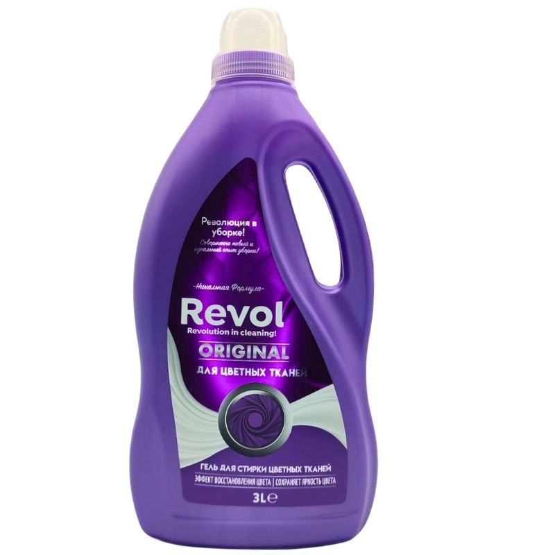 Revol Sıvı Çamaşır Deterjanı Renkli 3 Lt