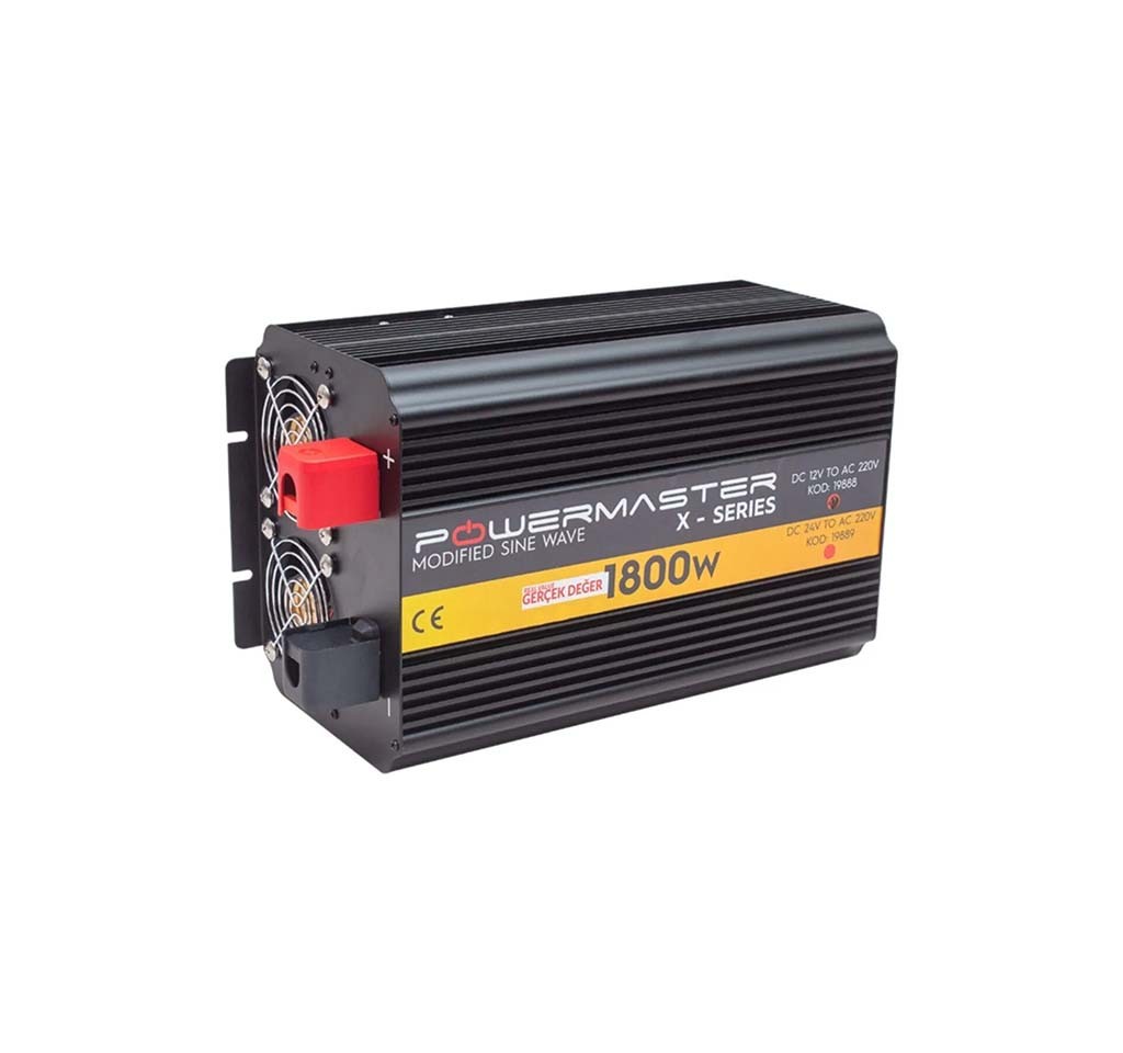 Powermaster Pwr1800-12 12-220v 12v 1800w Modıfıed Sınus Wave Inverter