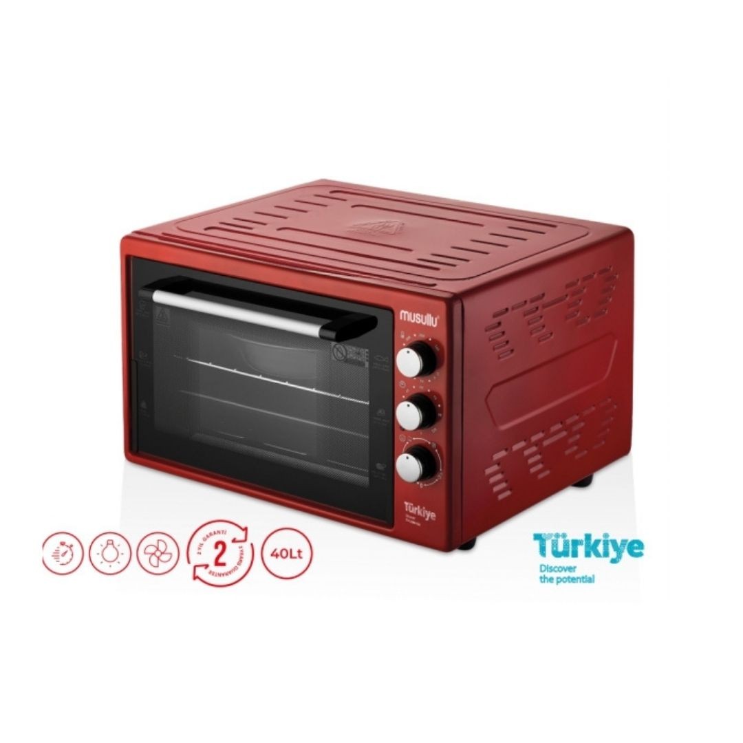 Musullu MF-1440 Termostatlı 40 lt Fırın