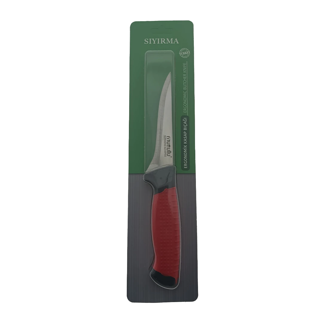 Musullu Bıçak Çift Renkli Kasap Sıyırma Bıçağı