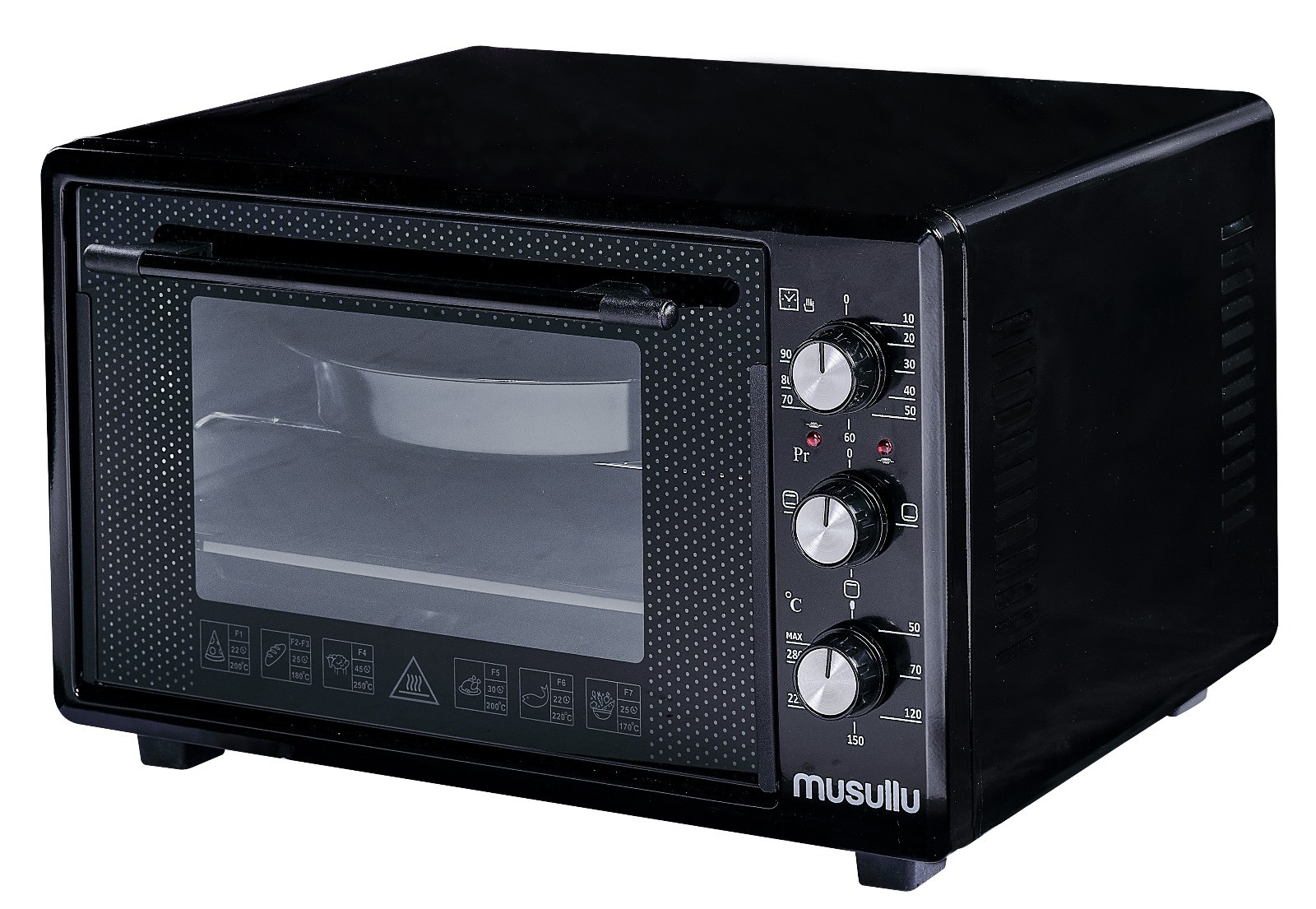 Musullu MF-1380 38 lt Termostatlı Fırın