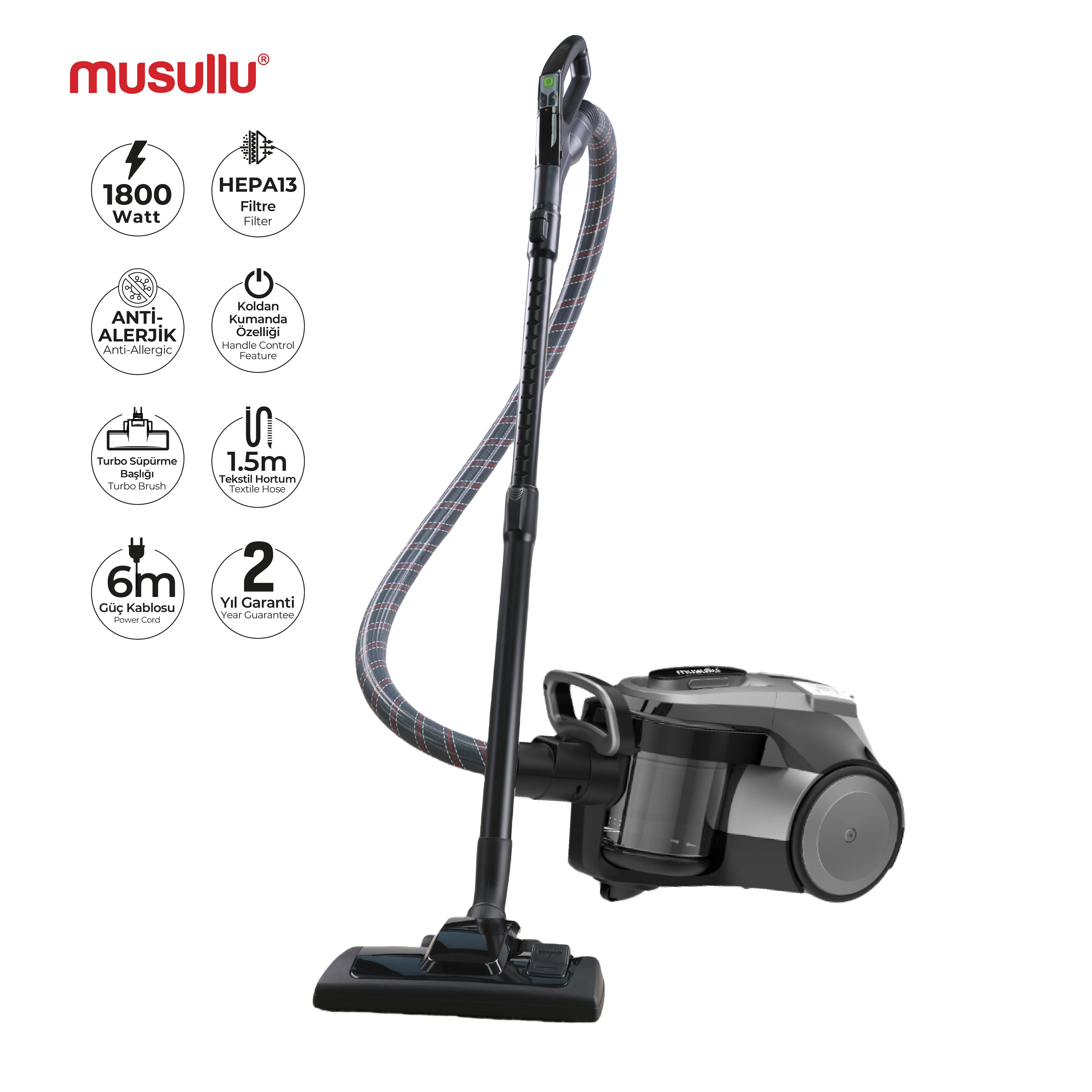 Multi-Cyclone Elektrikli Süpürge