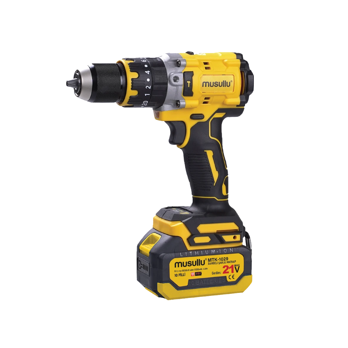 Musullu MTK-1029 Darbeli Şarjlı Matkap