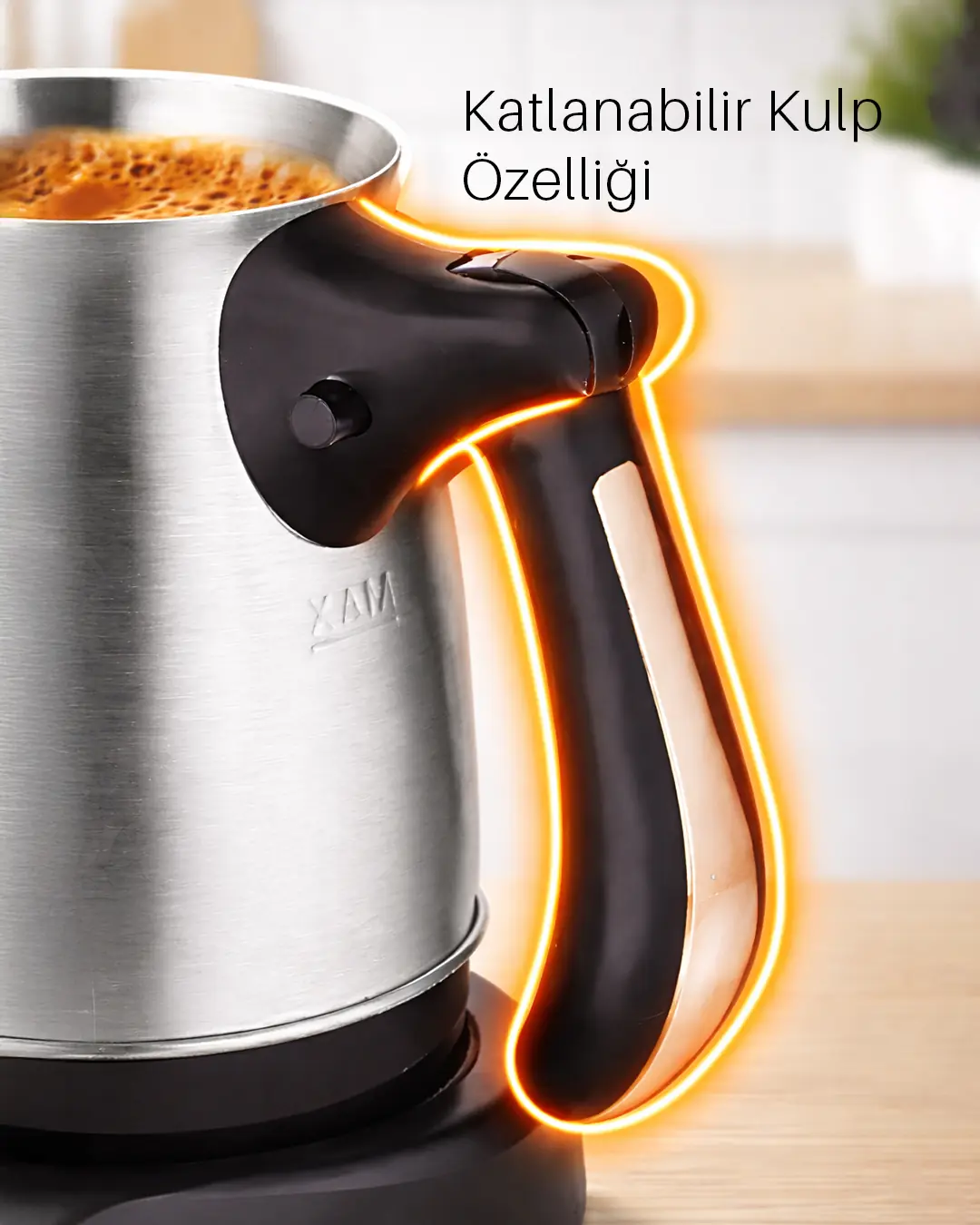 Musullu MSL-CM212 Elektrikli Cezve Çelik