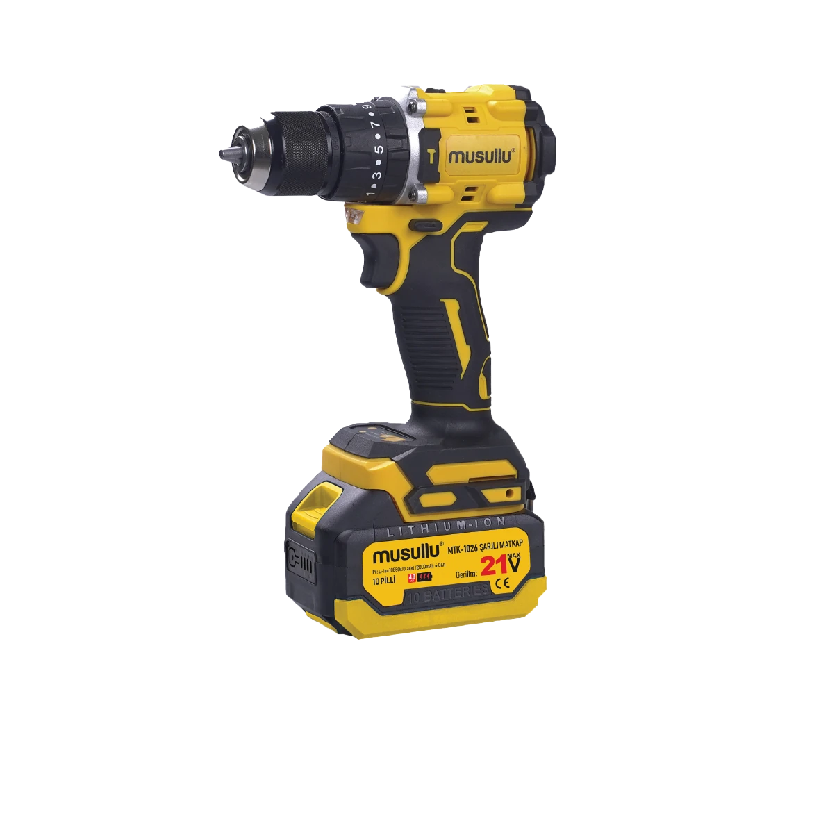 Musullu MTK-1026 Şarjlı Matkap, Akülü Vidalama