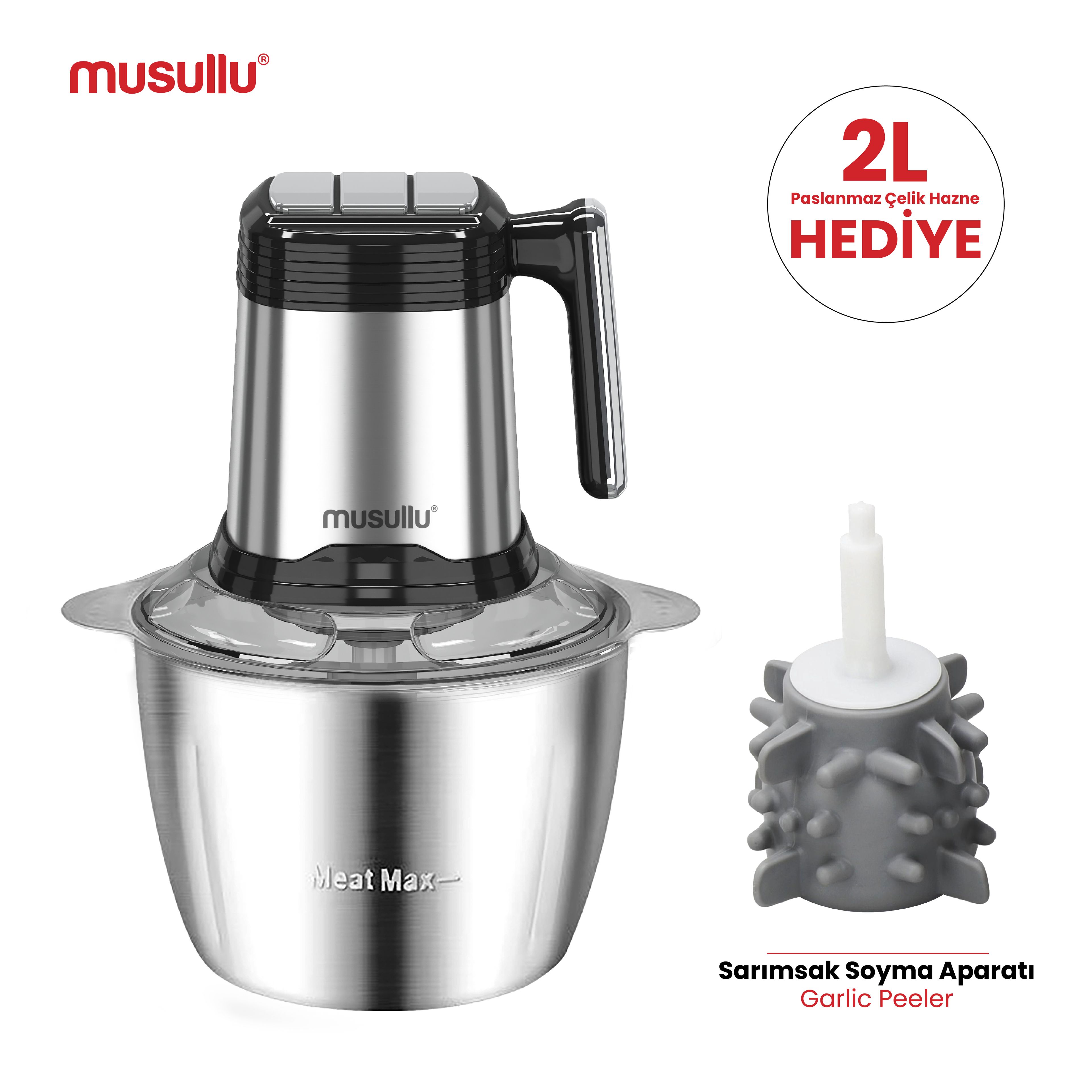 MUSULLU RONDO DOĞRAYICI - 2 Litre
