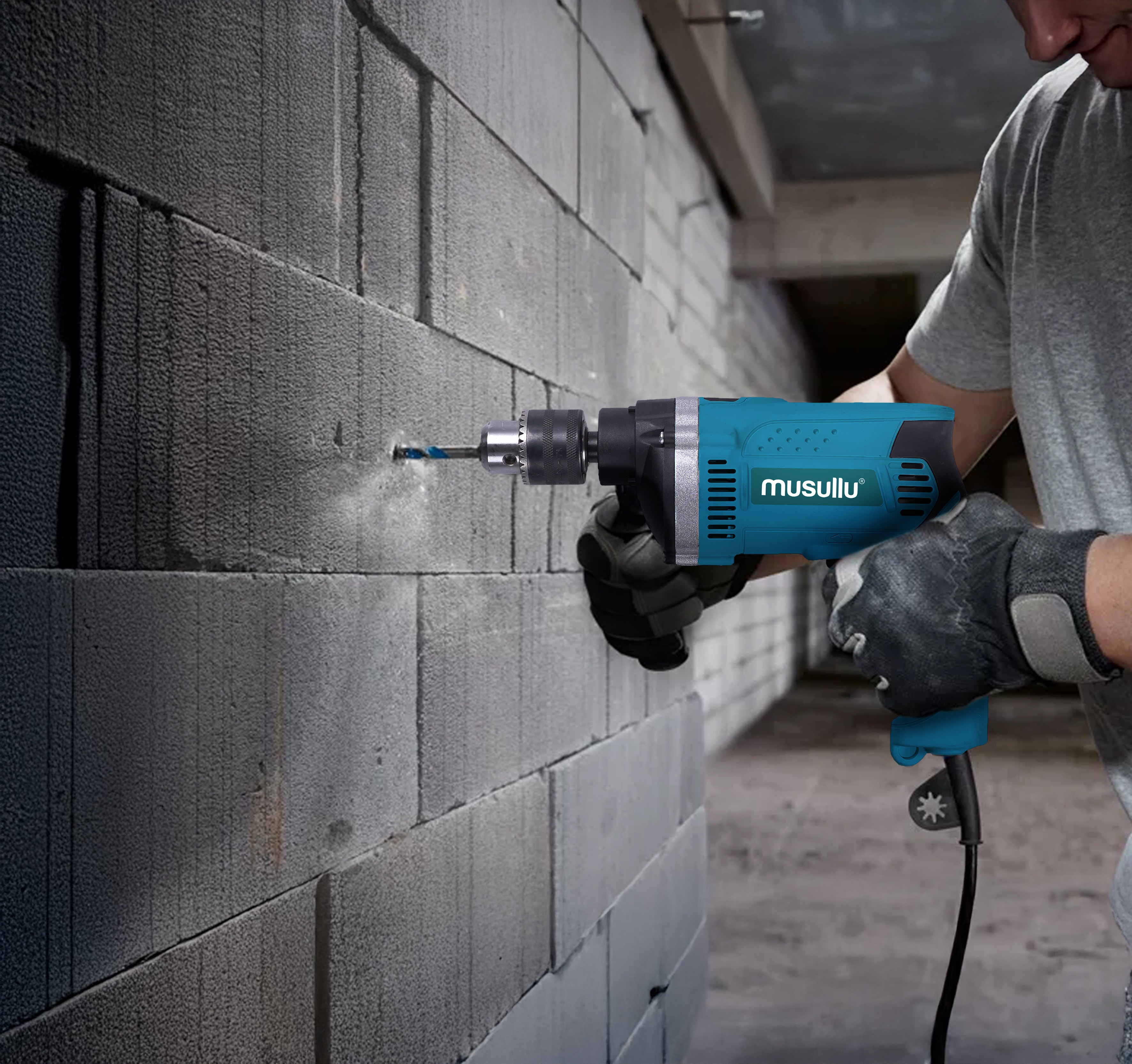 MUSULLU MTK-1028 ELEKTRİKLİ MATKAP