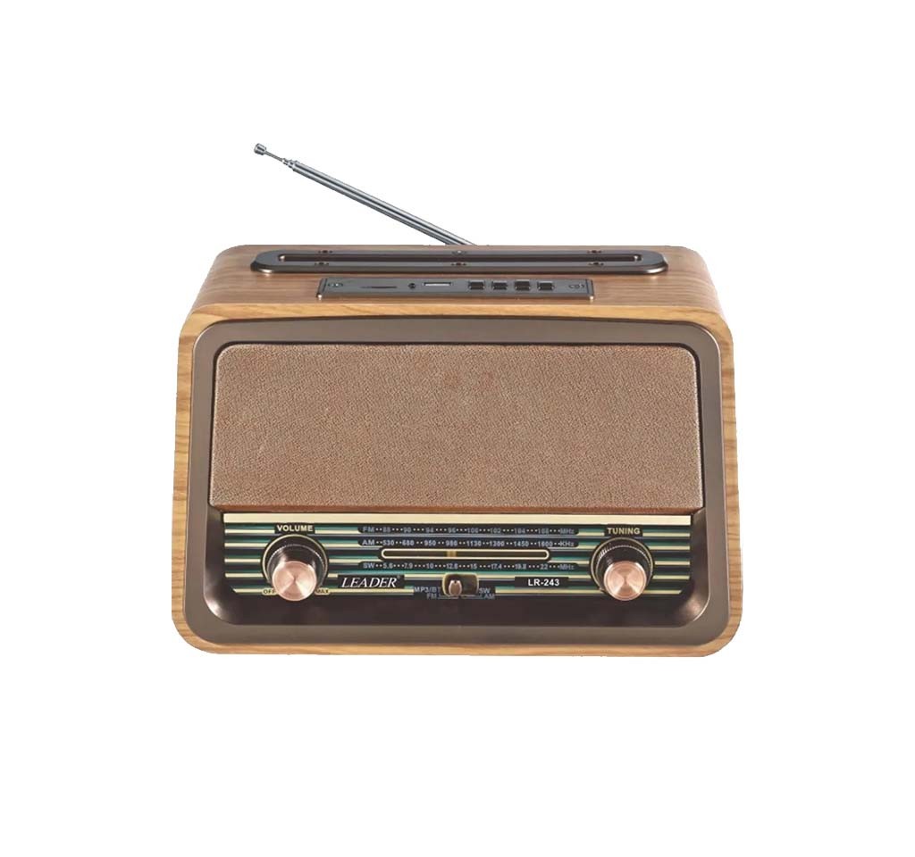 Lr-243 Radio,bt,usb,tf Retro Müzik Kutusu