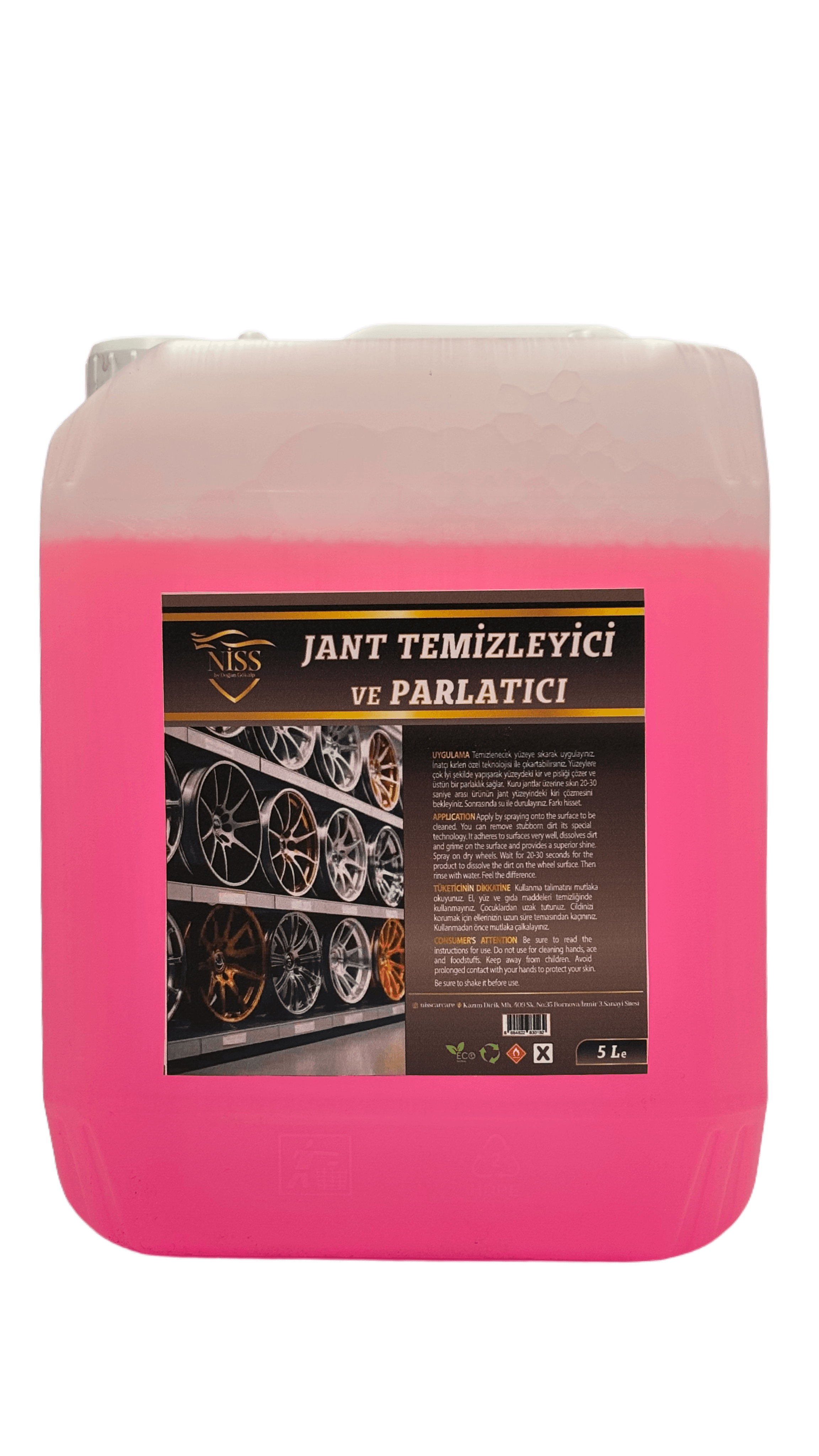 Jant Temizleyici ve Parlatıcı 5 Litre