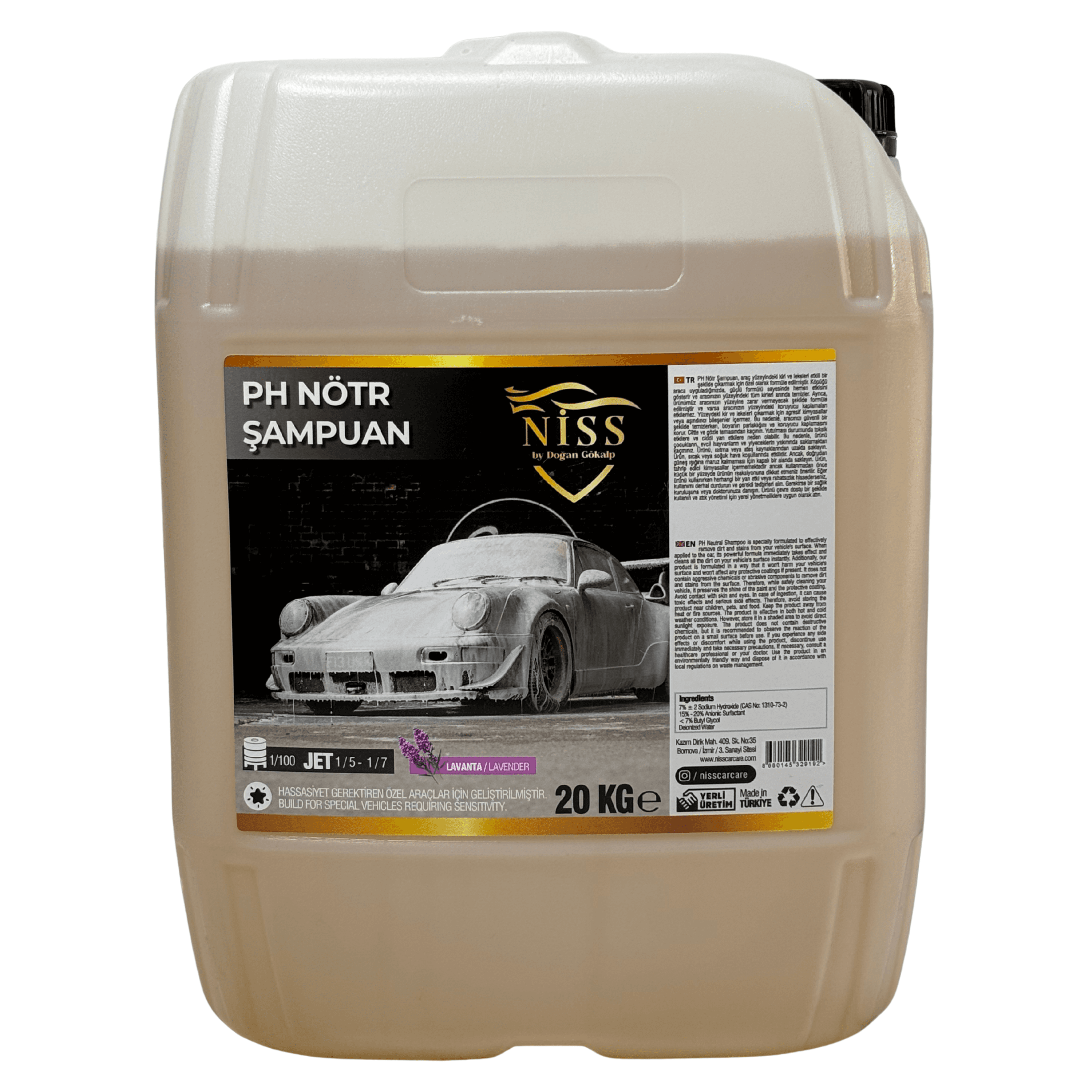 PH Nötr Şampuan 20L