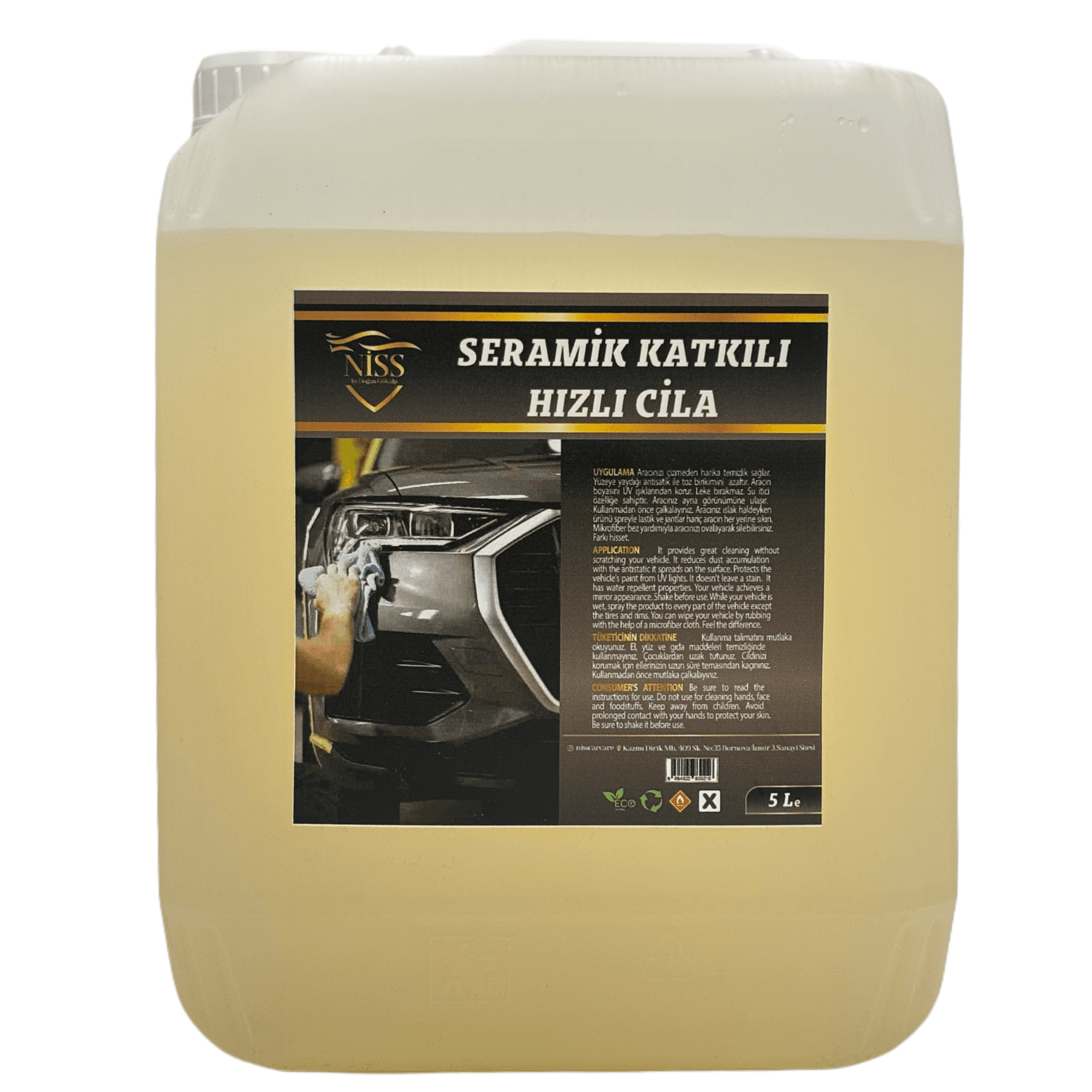 Seramik Katkılı Hızlı Cila 5L